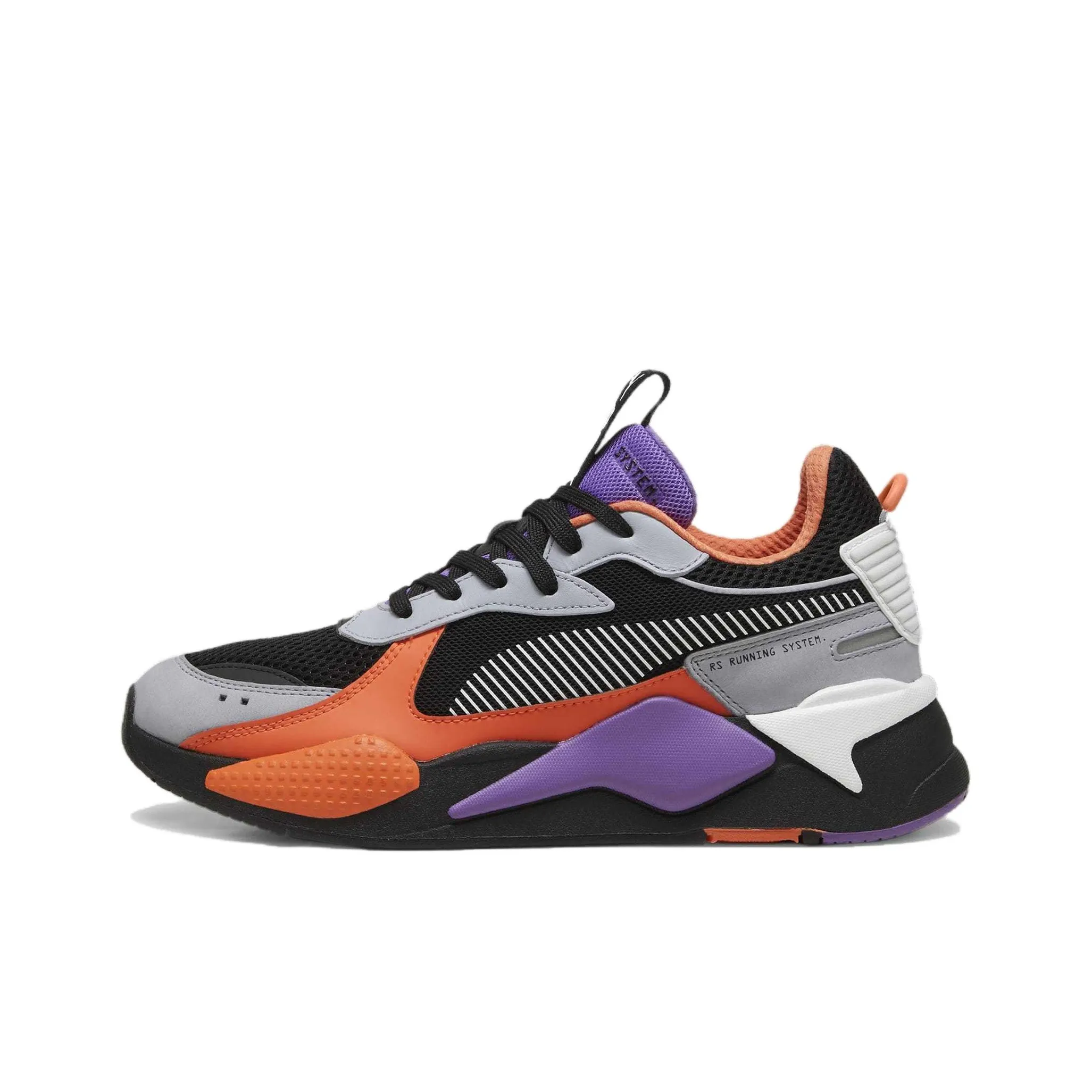 PUMA RS X Toys Cushioning Slip Resistant Low Top Casual Shoes Men's Black Orange Purple
