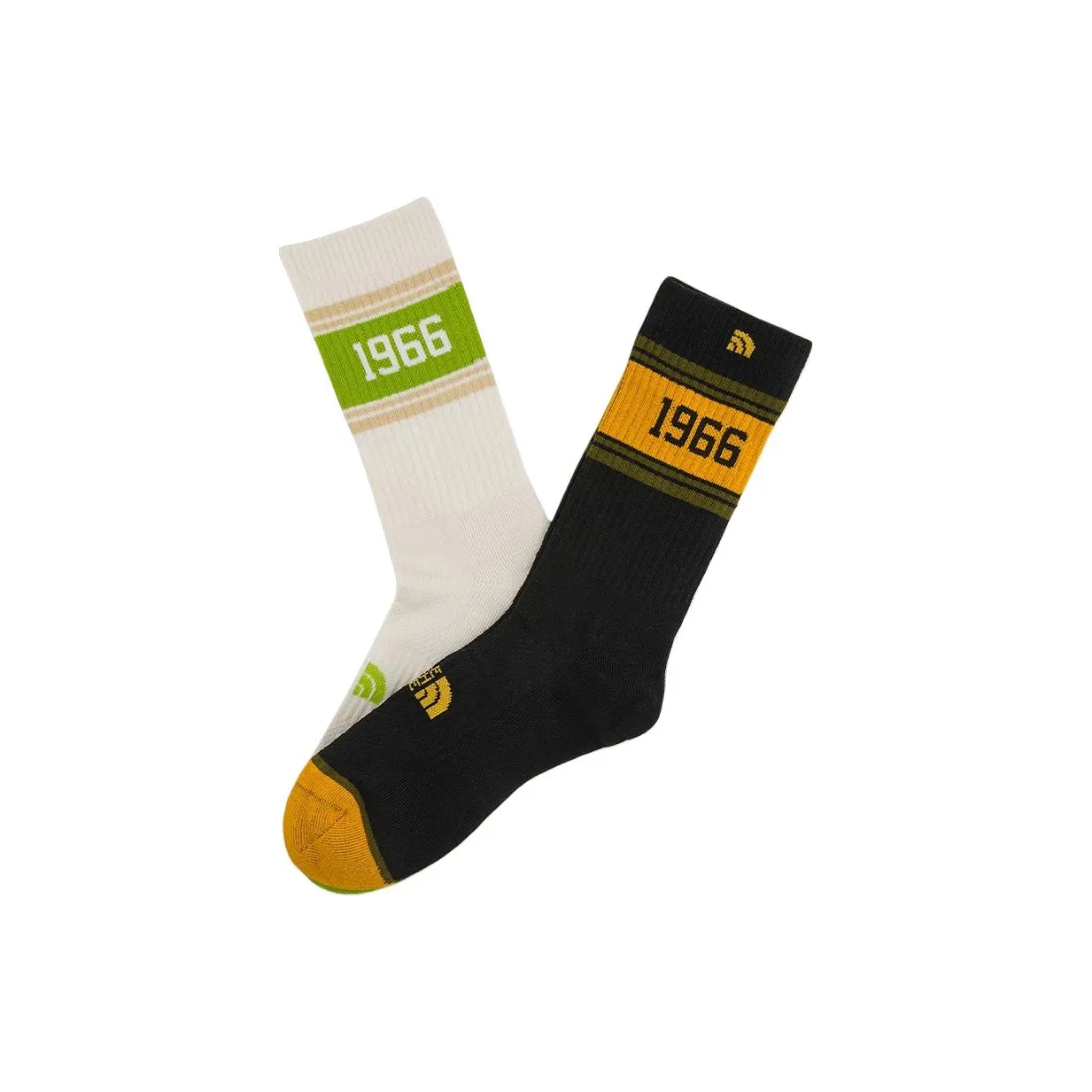 THE NORTH FACE Urban Exploration SS24 Носки Crew Унисекс 2 упаковки Белый Черный