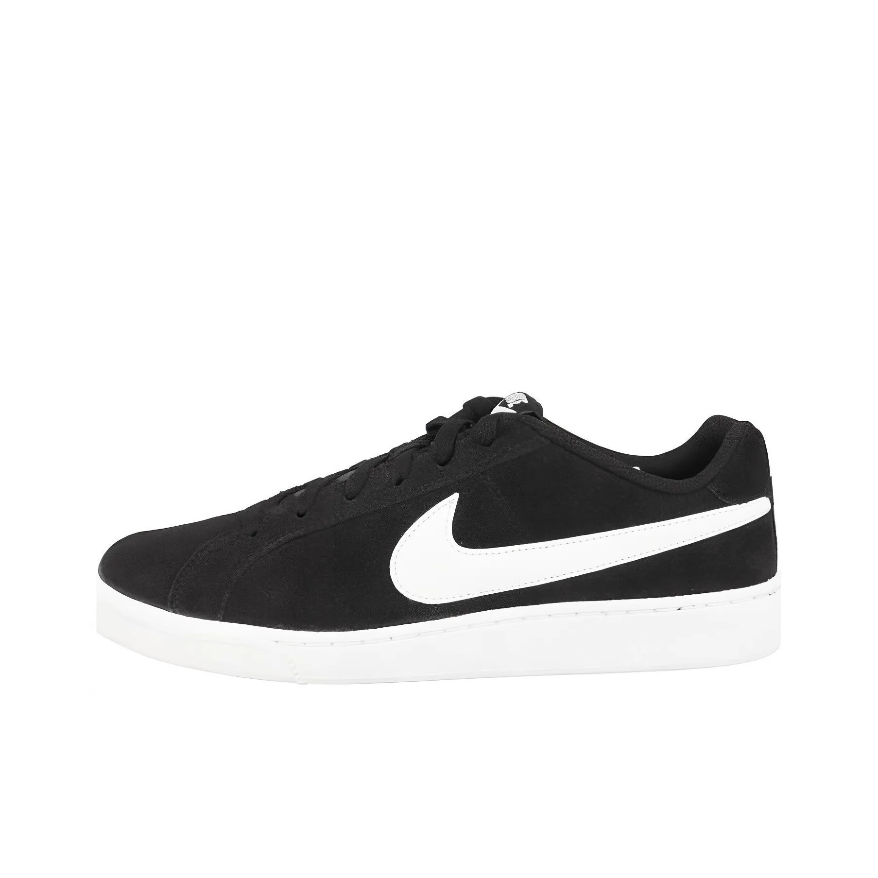 Nike Court Royale Slip Resistant Abrasion Resistant Low Топ Скейтборд Кроссовки Унисекс Черный Белый