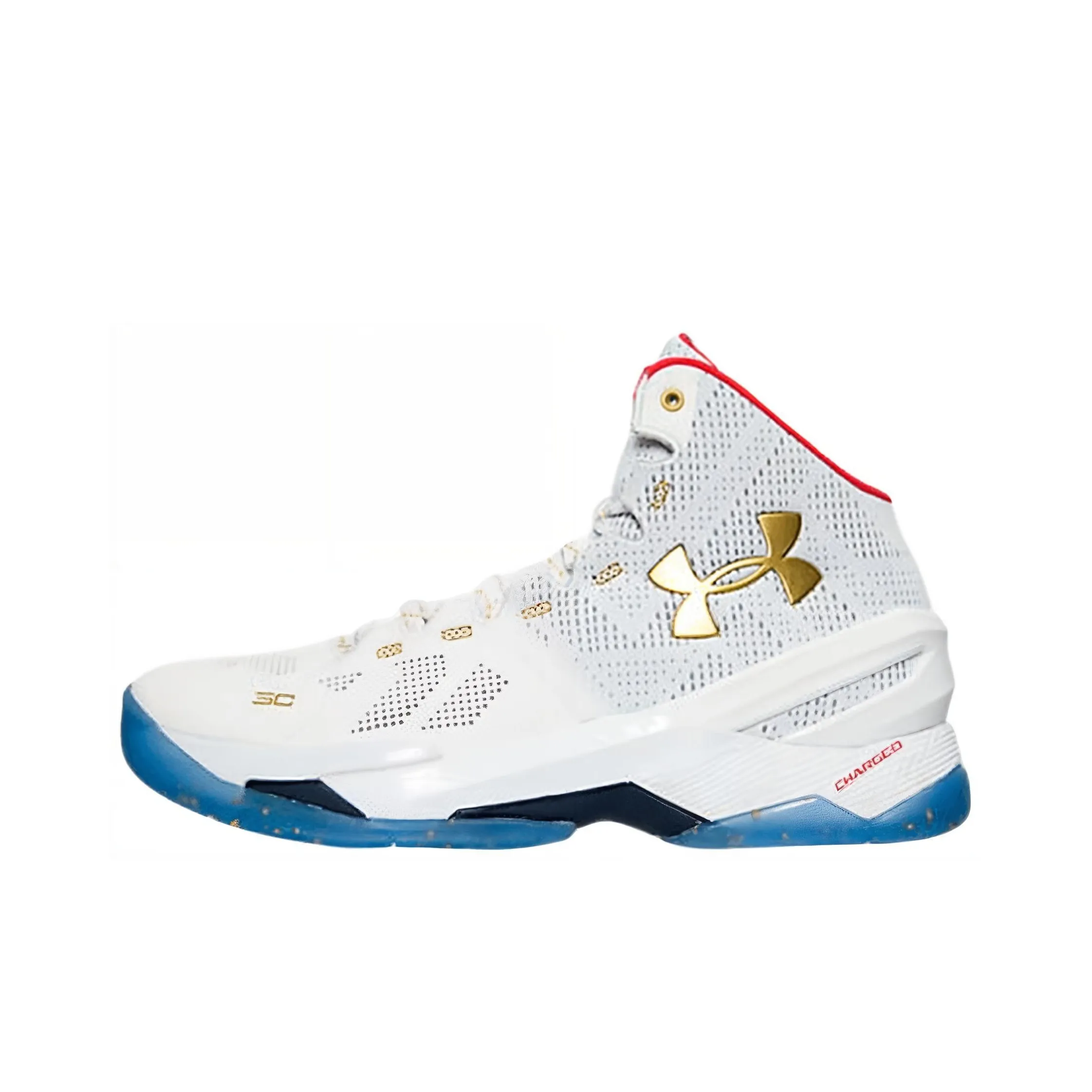 Under Armour Curry 2 All Star 2016 Under Armour Curry All Star Высокие Баскетбольные кроссовки Мужской Белый