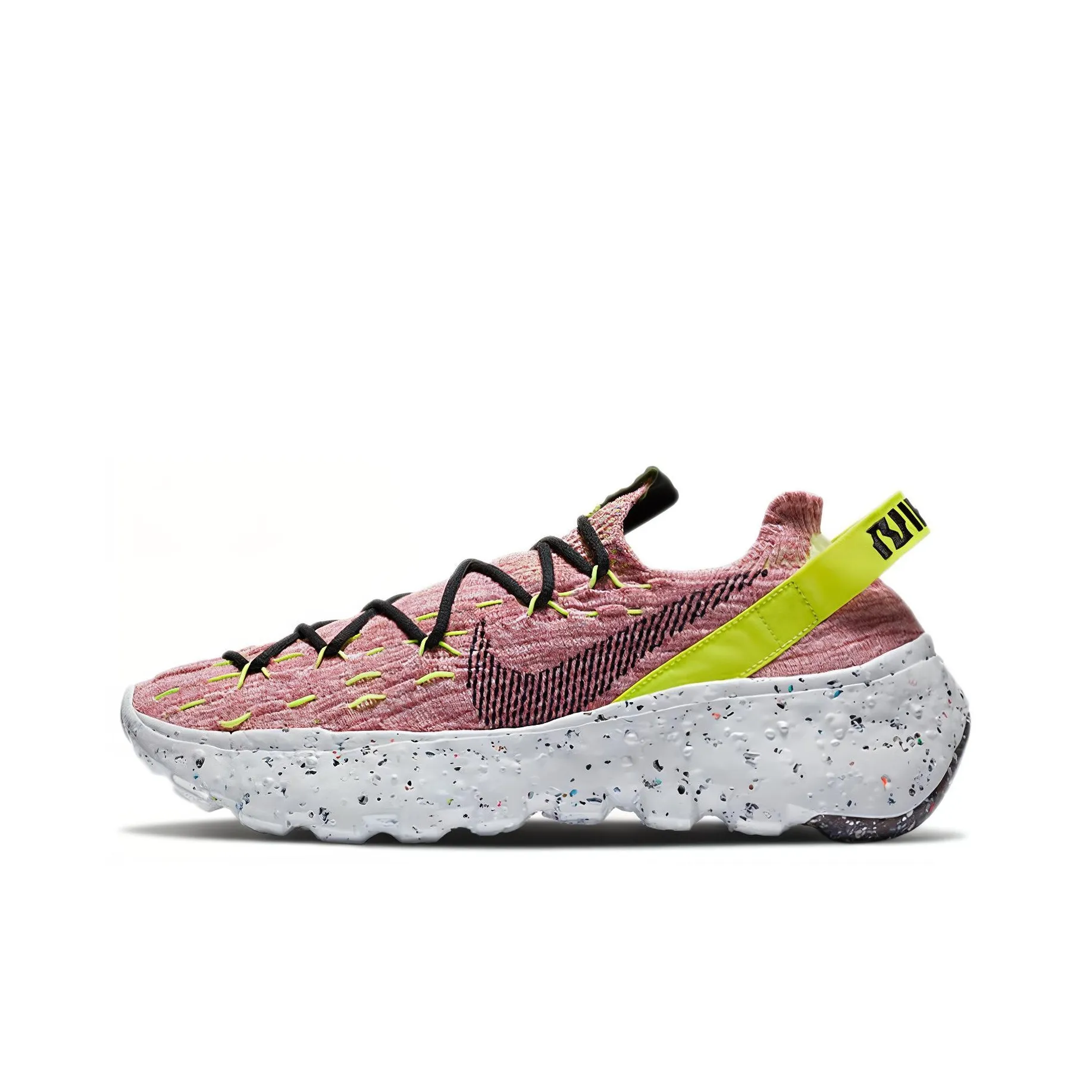 Nike Space Hippie Casual Shoes Men Low Top Pink White