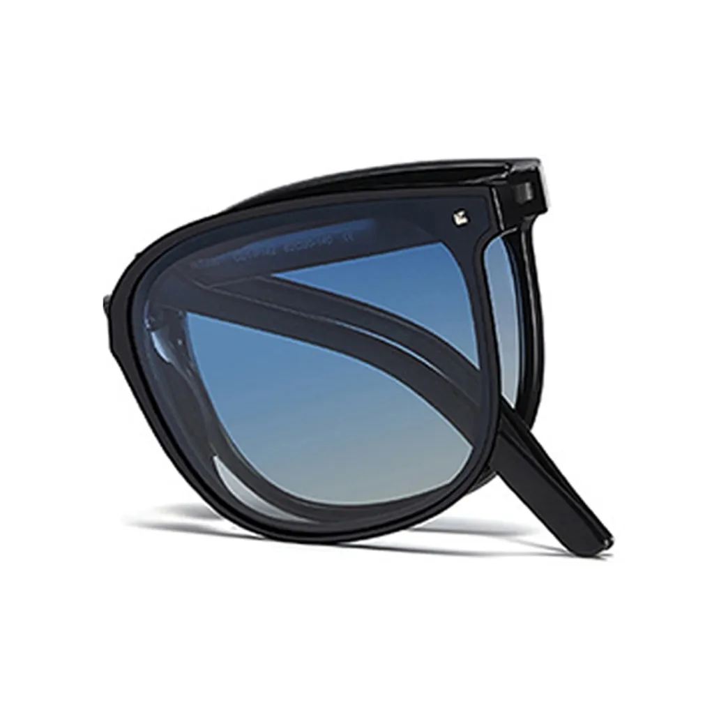 AAJF Round Polarized Sunglasses With UV Protection And Sun Protection Glass Square Frame Oversized Unisex