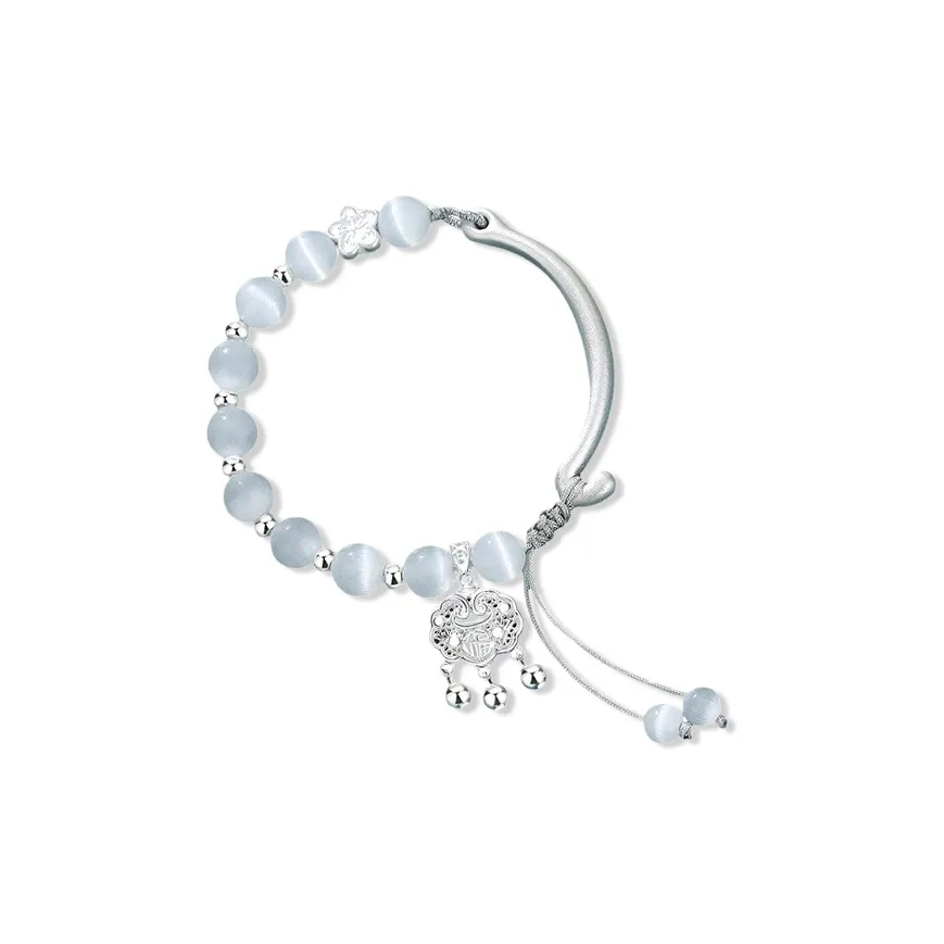 WANLIACC Браслеты с камнем "Кошачий глаз" Женские