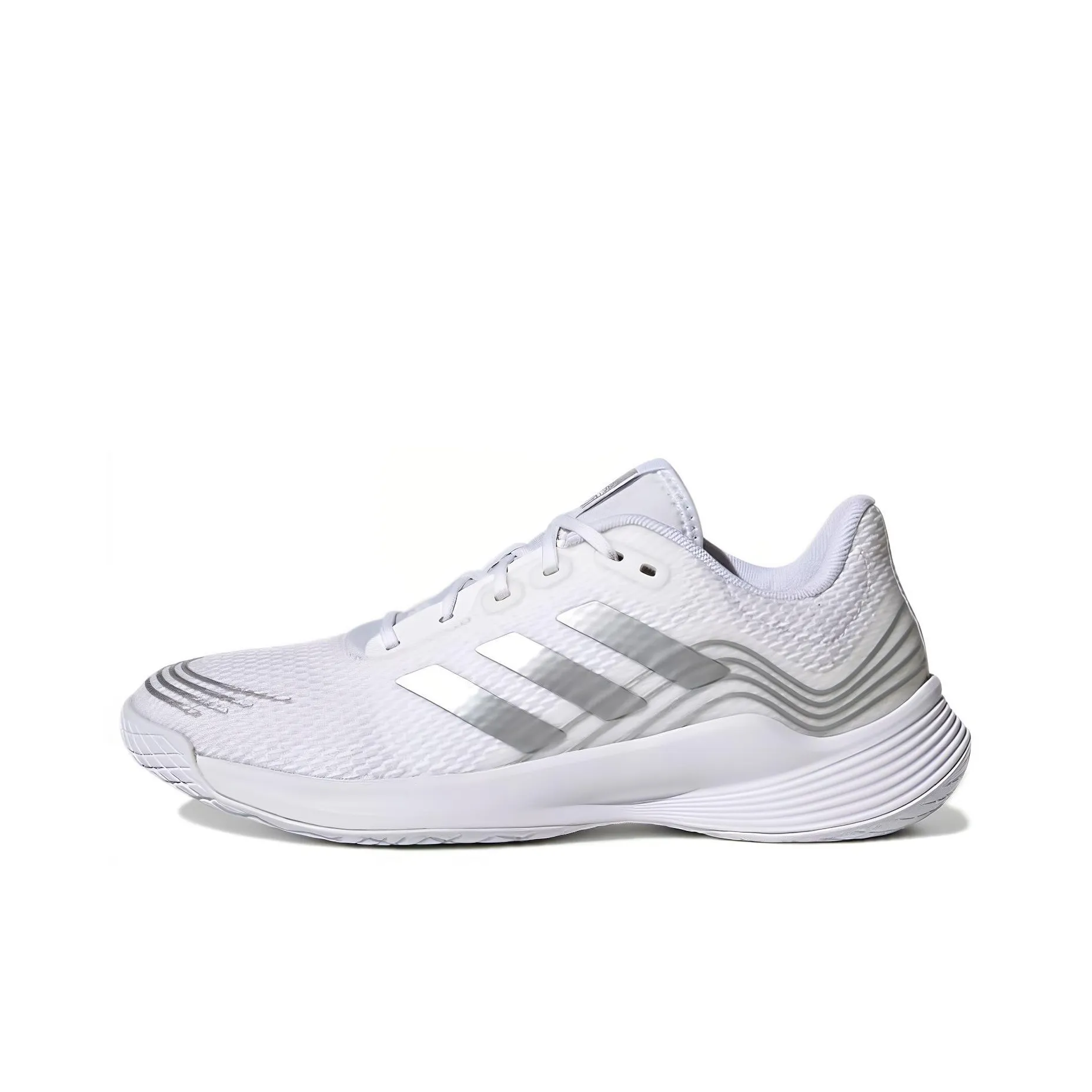 Adidas Novaflight Volleyball Cloud White Silver Metallic Women's