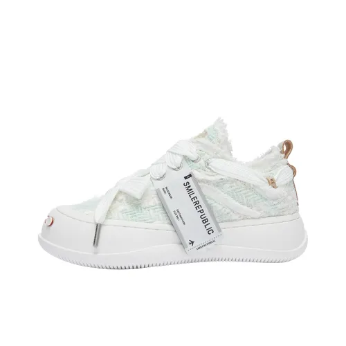 SMILEREPUBLIC Laugh Series Кеды Low Top Светло-голубой Унисекс