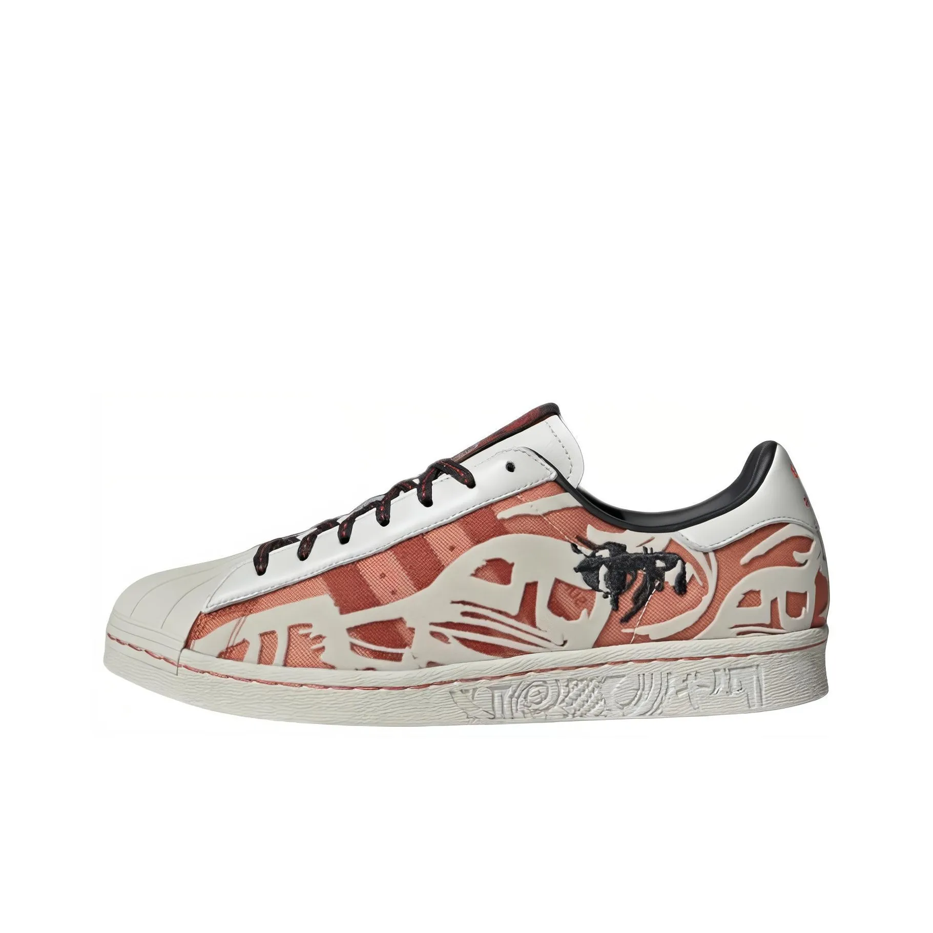 Adidas Originals Superstar 80s X Han Meilin 'White Red'