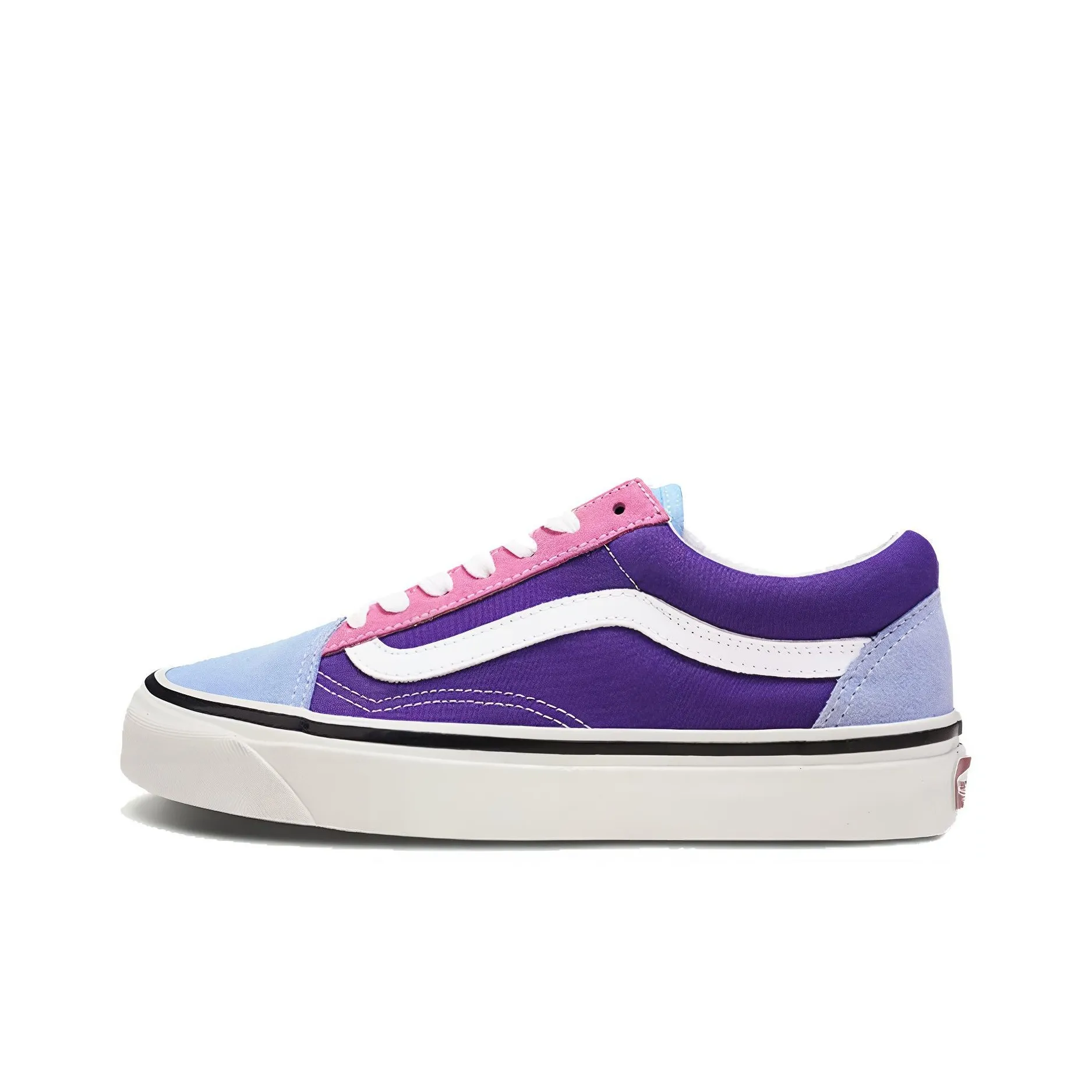 VANS Old Skool Collection Anaheim Factory Low Скейтборд Кроссовки Unisex Light Синий Розовый Фиолетовый