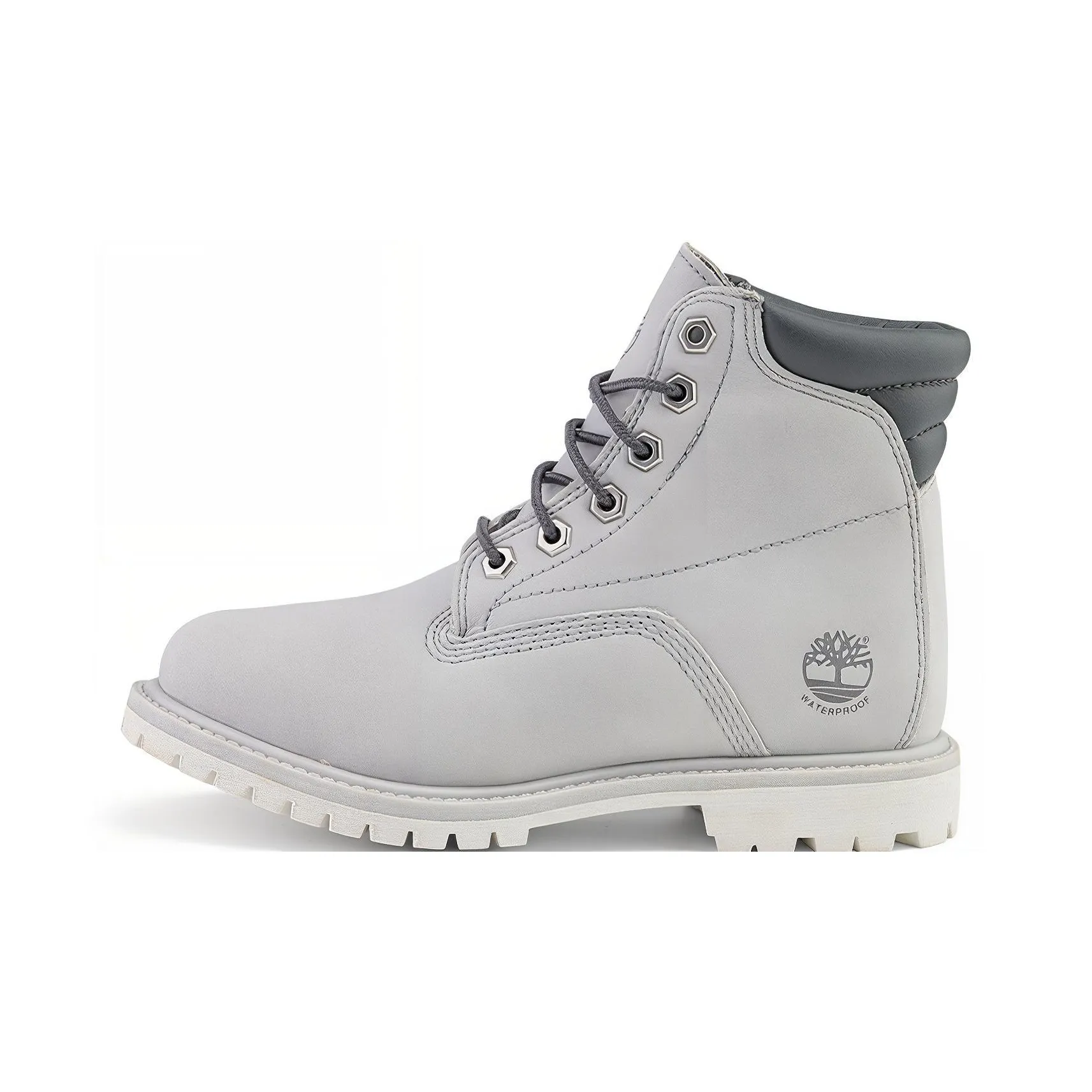 Timberland Waterville 6 Inch Wide Fit Waterproof Boots 'Light Grey' Women's