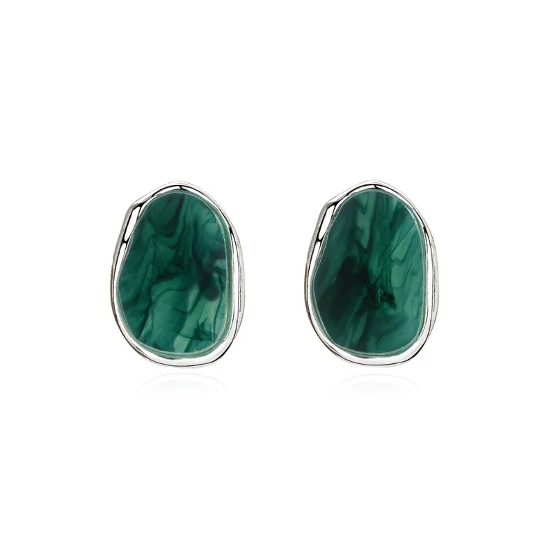 QLADY Серьги-гвоздики из стерлингового серебра 925 пробы женские