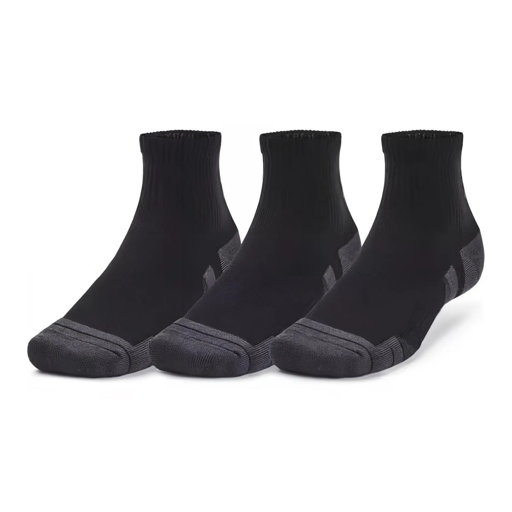 Under Armour Performance Tech Ankle Socks Unisex 3 Pack Black
