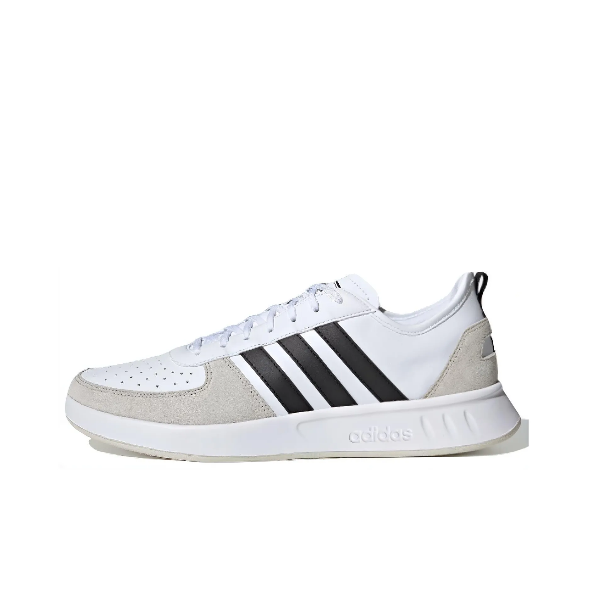 Adidas Court80s 'Cloud White / Core Black / Raw White'