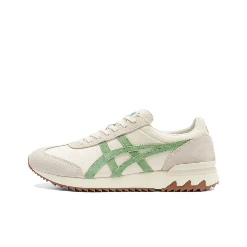 Onitsuka Tiger California 78 Повседневная обувь Низкий Топ Бежево-зеленый Унисекс