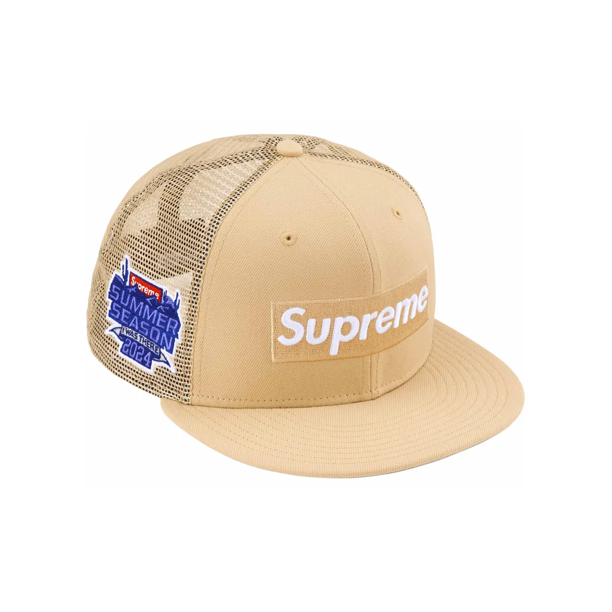 Supreme x New Era Кепки Унисекс Бежевый