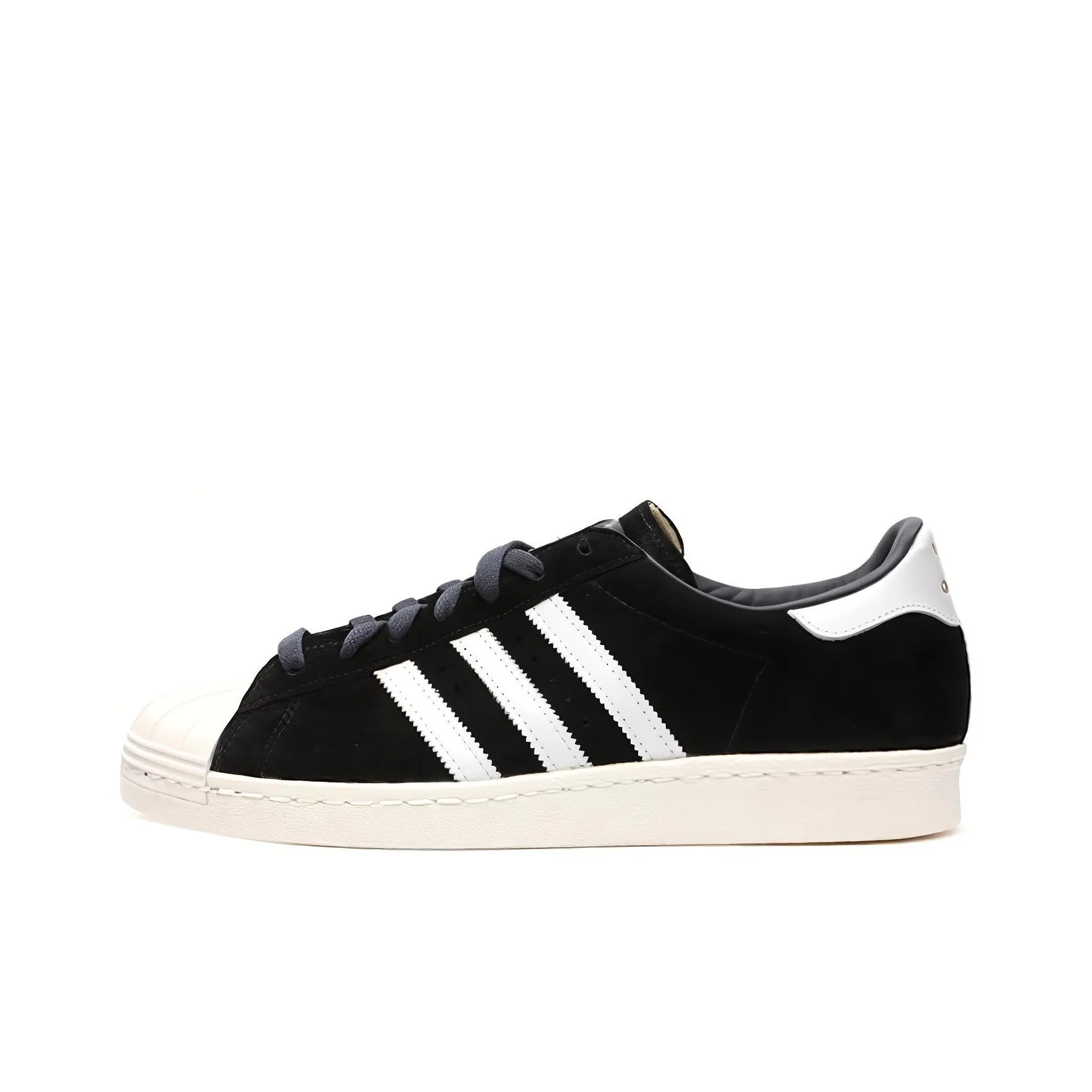 Adidas Originals Superstar 80s DL Амортизация Устойчивый к истиранию Легкий Низкий Топ Скейтборд Кроссовки Мужские Черный Белый