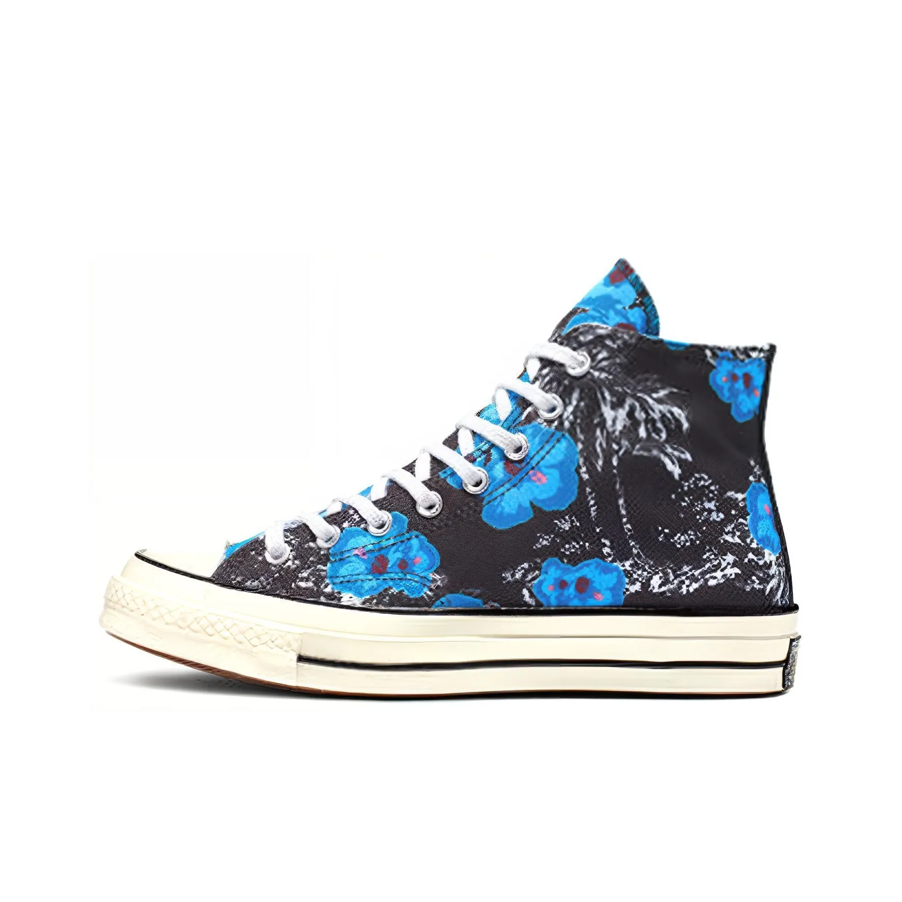 Конверс 1970s Paradise Floral High Top High Top Canvas Shoes Unisex Sky Blue