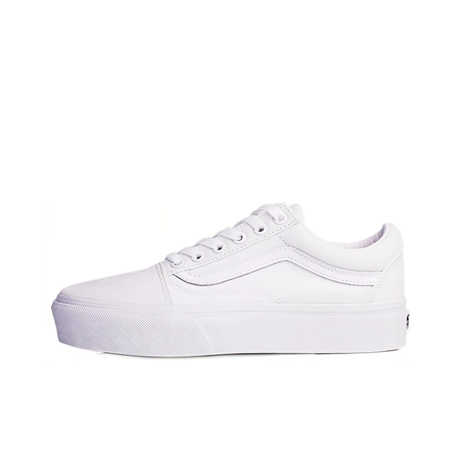Vans Old Skool Platform True White Women's