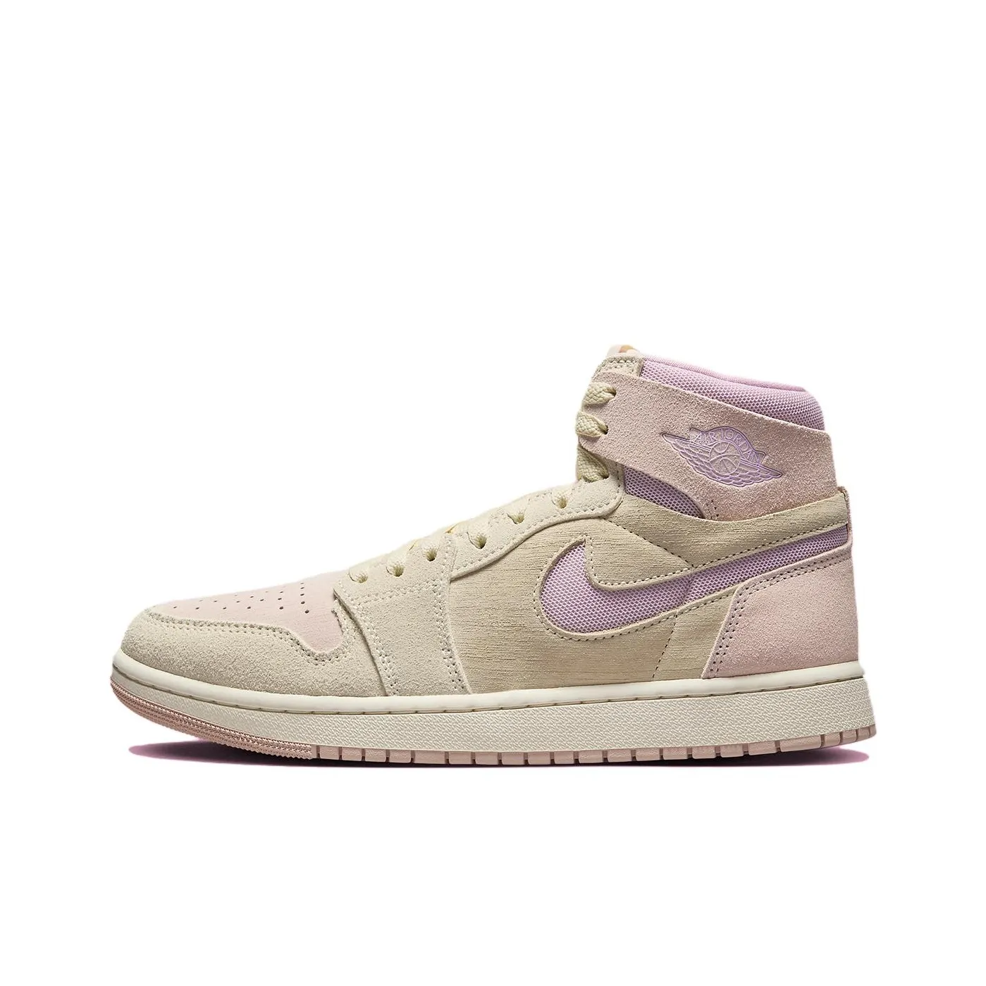 Jordan 1 High Zoom Air Cmft 2 Muslin Plum Chalk Women's