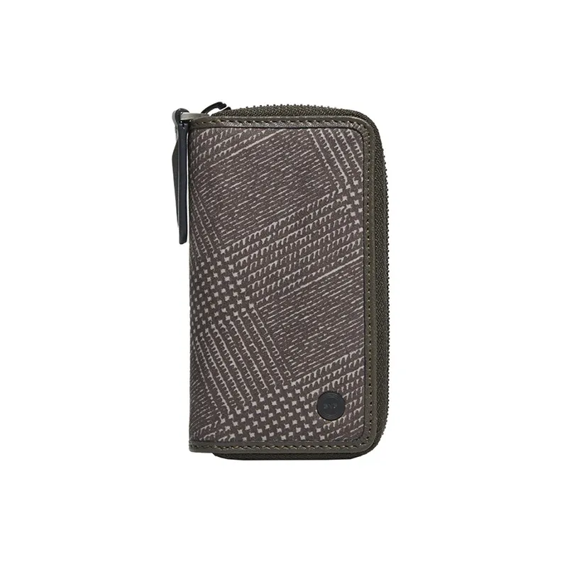 BVP Минималистский стиль с натуральной кожей дизайн кошелек для ключей стандартный унисекс винтажный зеленый