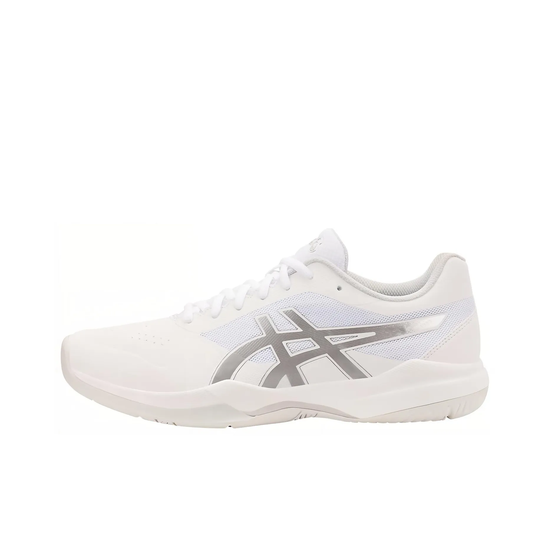 Asics Gel Game 7 Low Топ Беговые кроссовки Мужские Белый Серебряный