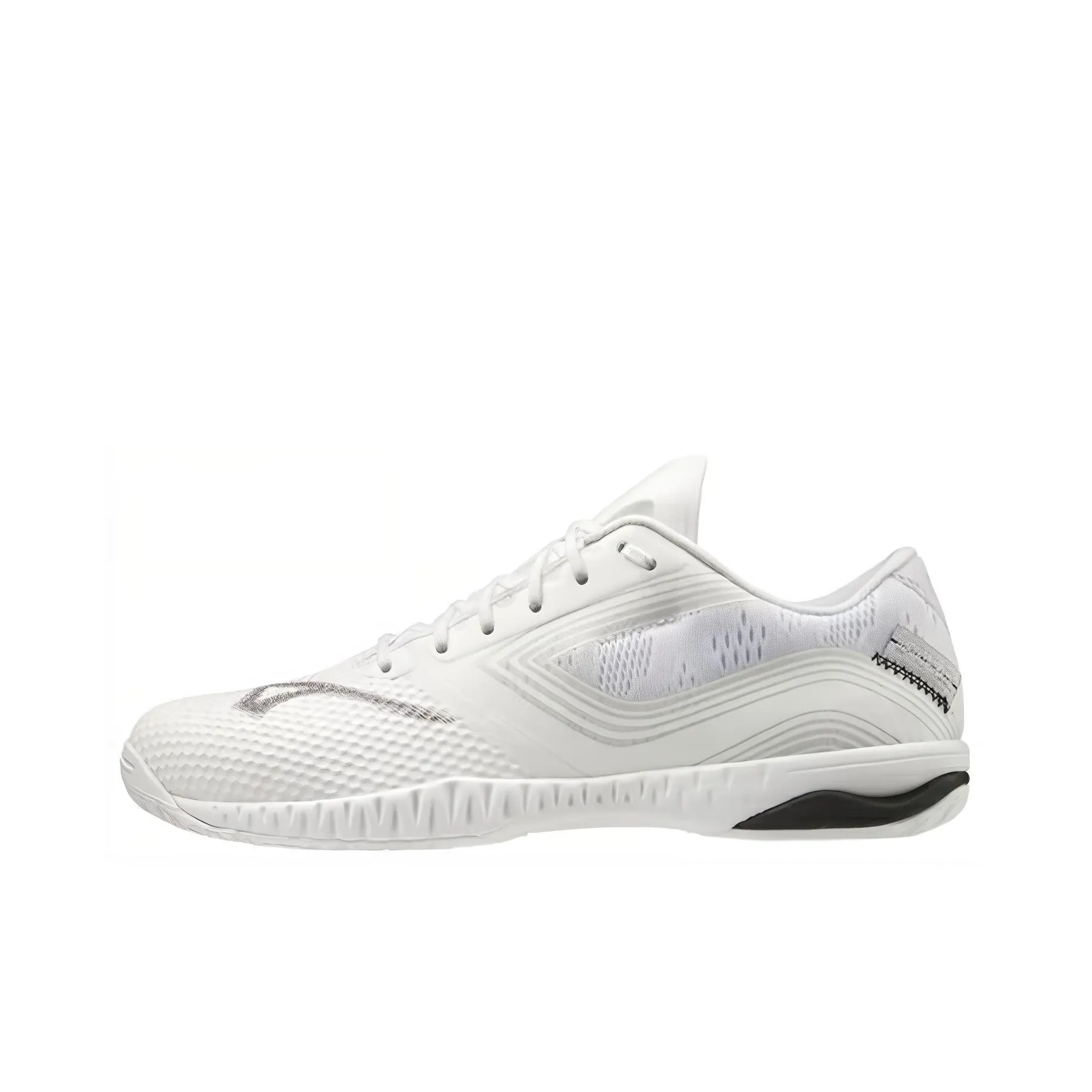 Mizuno Wave Drive El Anti Slip And Wear Resistant Breathable Low Top Training Shoes Unisex White Black