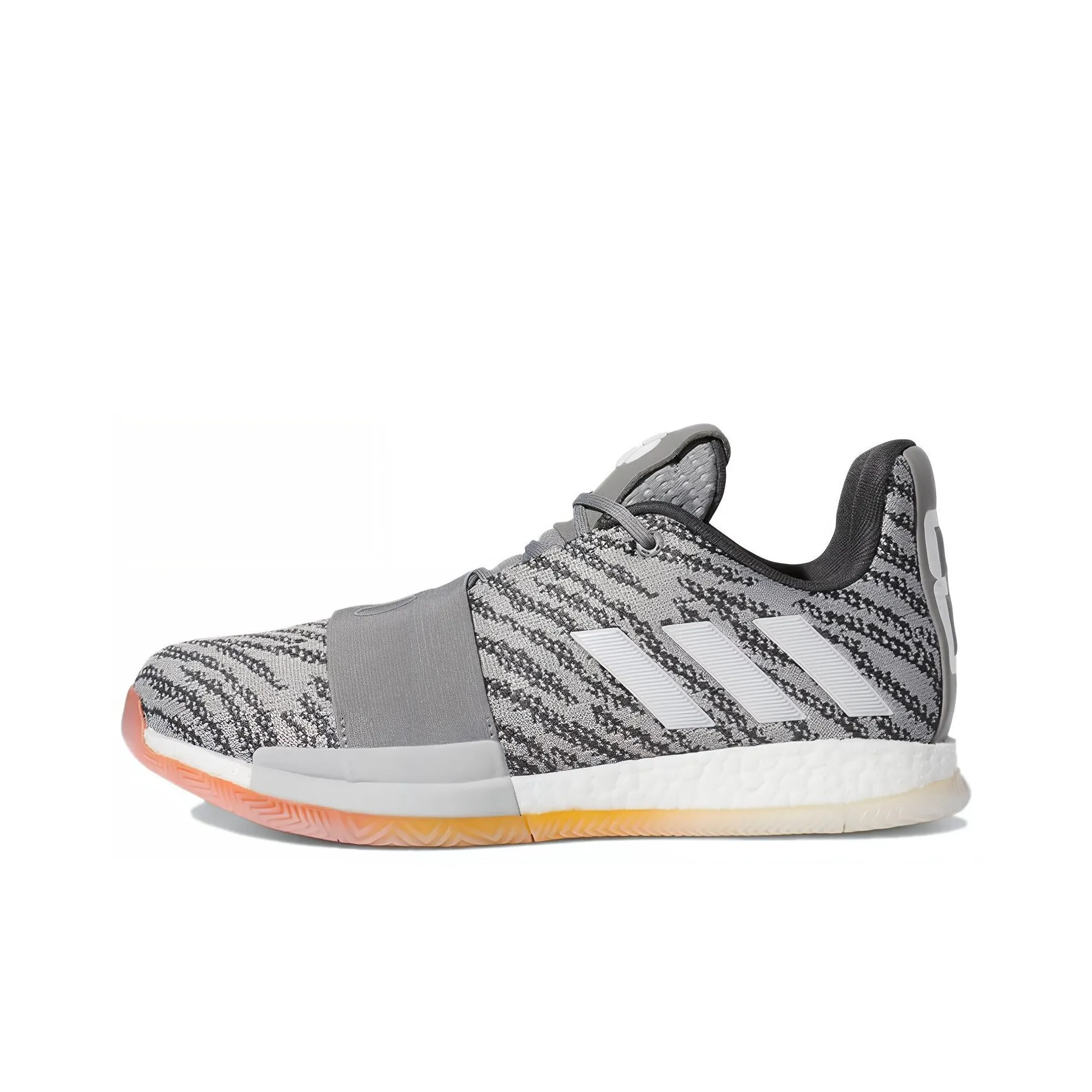 Adidas Harden Vol.3 Устойчивые к истиранию низкие баскетбольные кроссовки для мужчин черные и серые