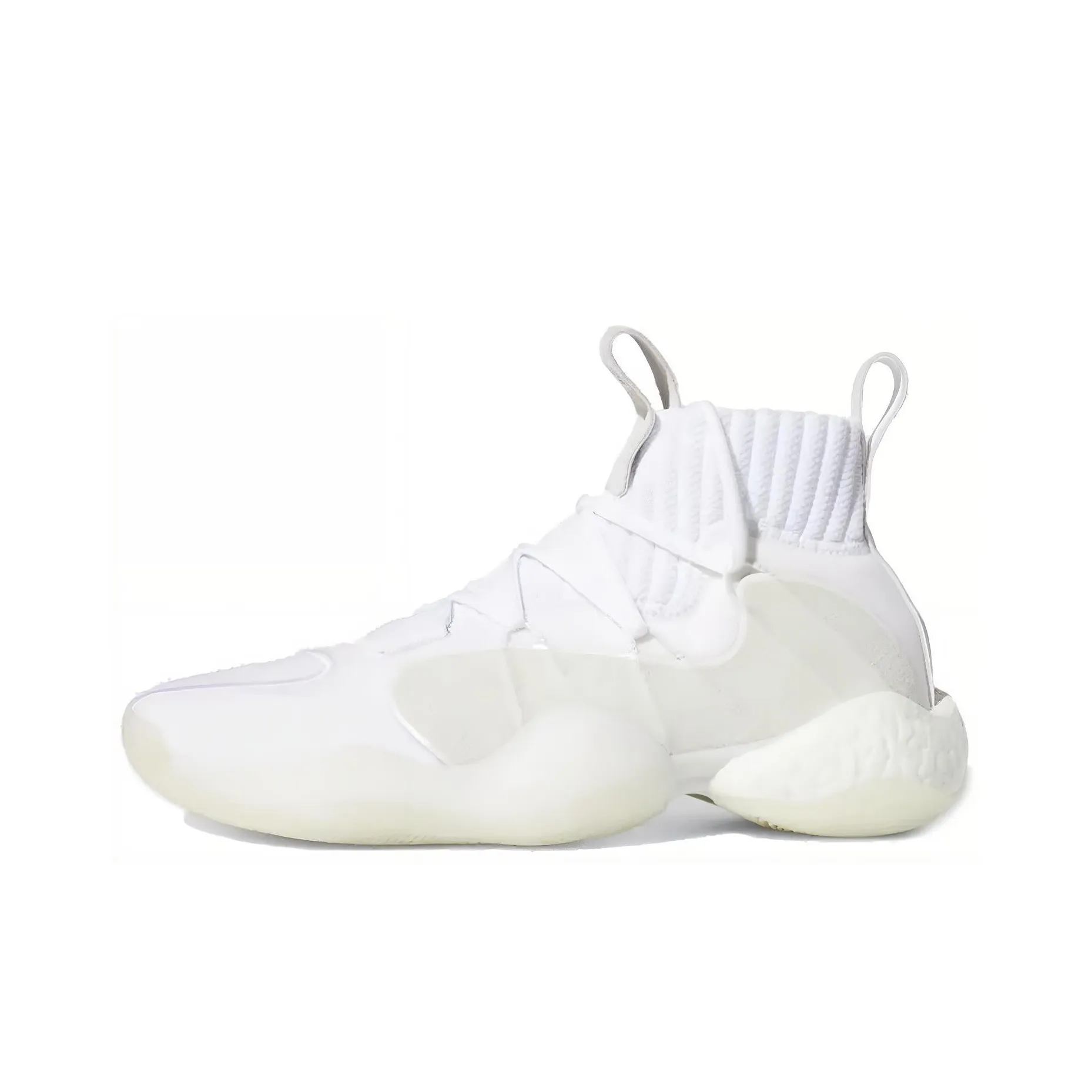 Adidas Originals Crazy BYW X Амортизация Поддержка Высокие Баскетбольные Кроссовки Унисекс Чисто Белый