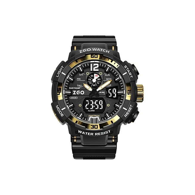 zgo CLEARANCE Трансформеры Коллаборация Электронный + Кварцевый Механизм TPU Ремешок Часы Мужские Черный Циферблат