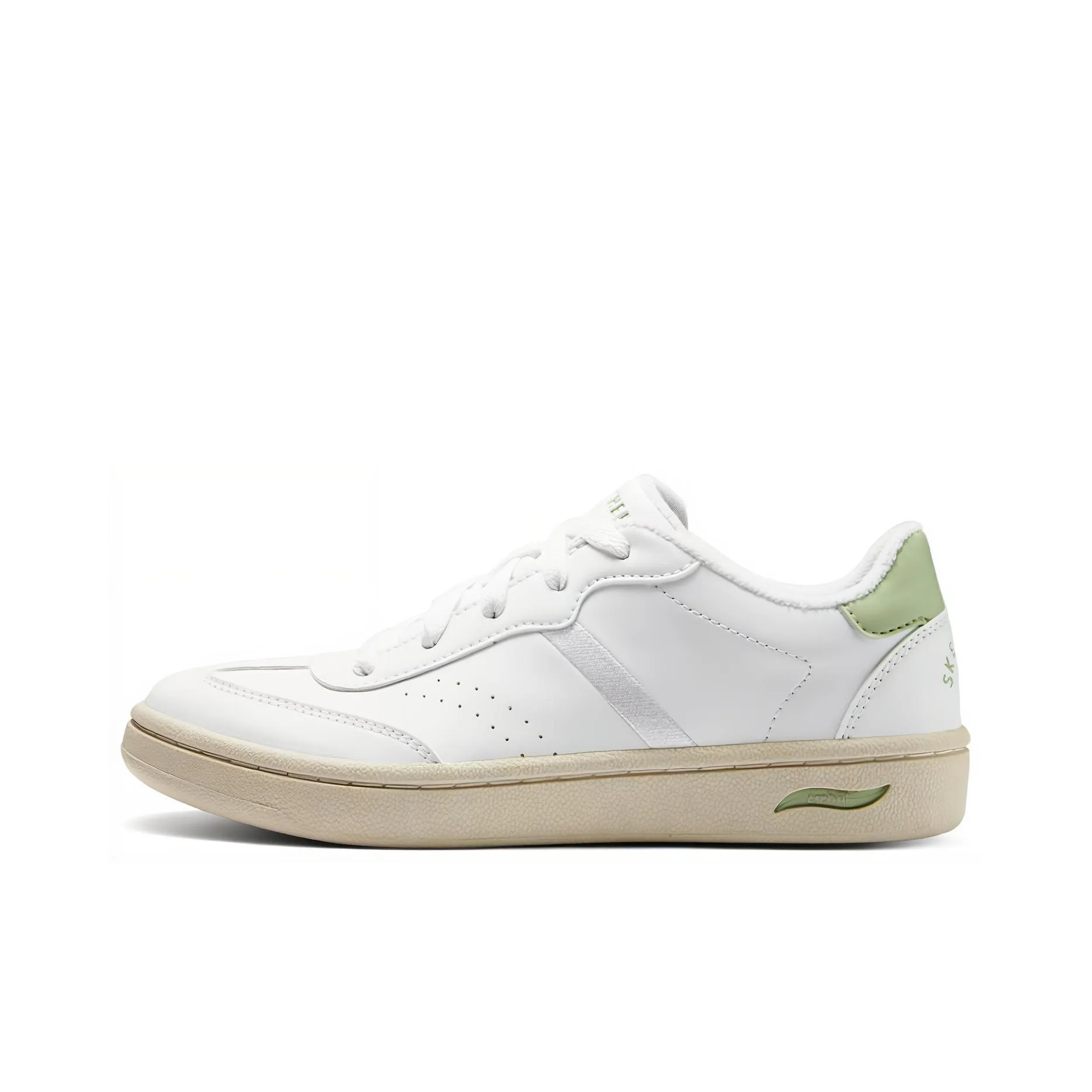 Skechers Modern Comfort Low Top Skateboard Shoes Women's White Green