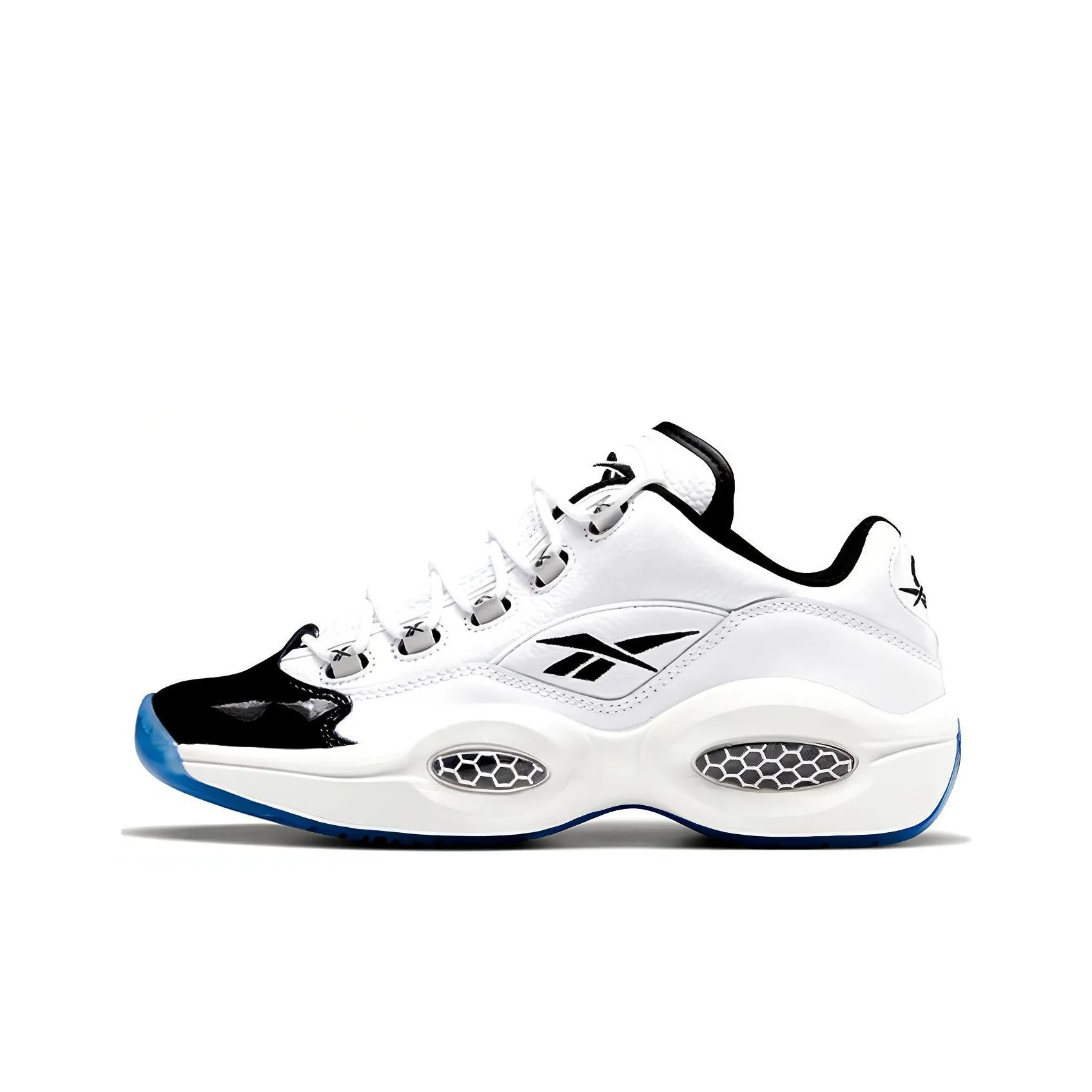 Reebok Question Low 'Patent Black Toe'