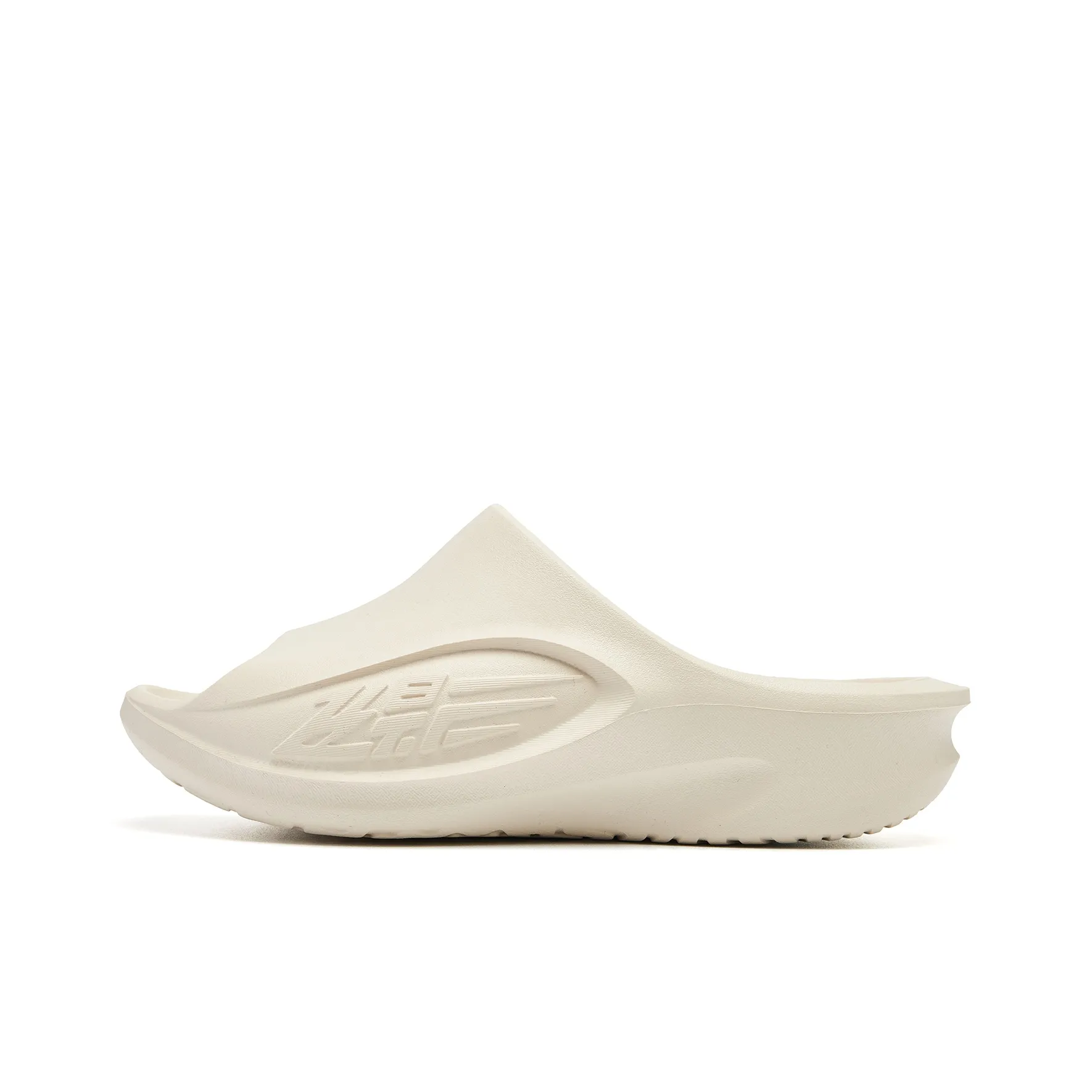QIAODAN Flying Shadow Slippers 3.0 Quiet Slip-Resistant Abrasion-Resistant Quick Dry Slide Slippers Men's Apricot