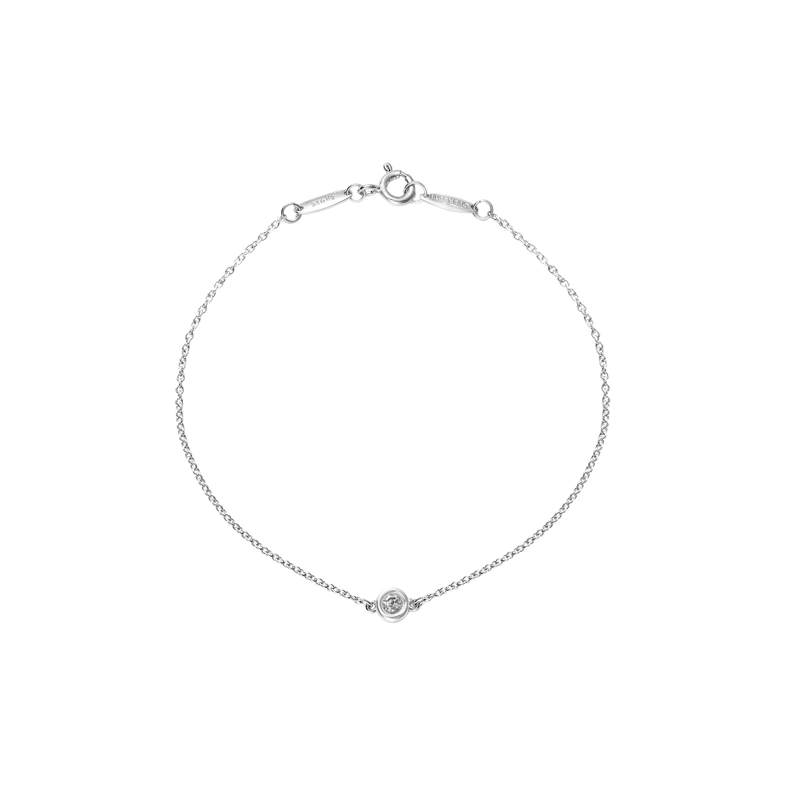 TIFFANY & CO. Sterling Silver Rhinestone Necklace