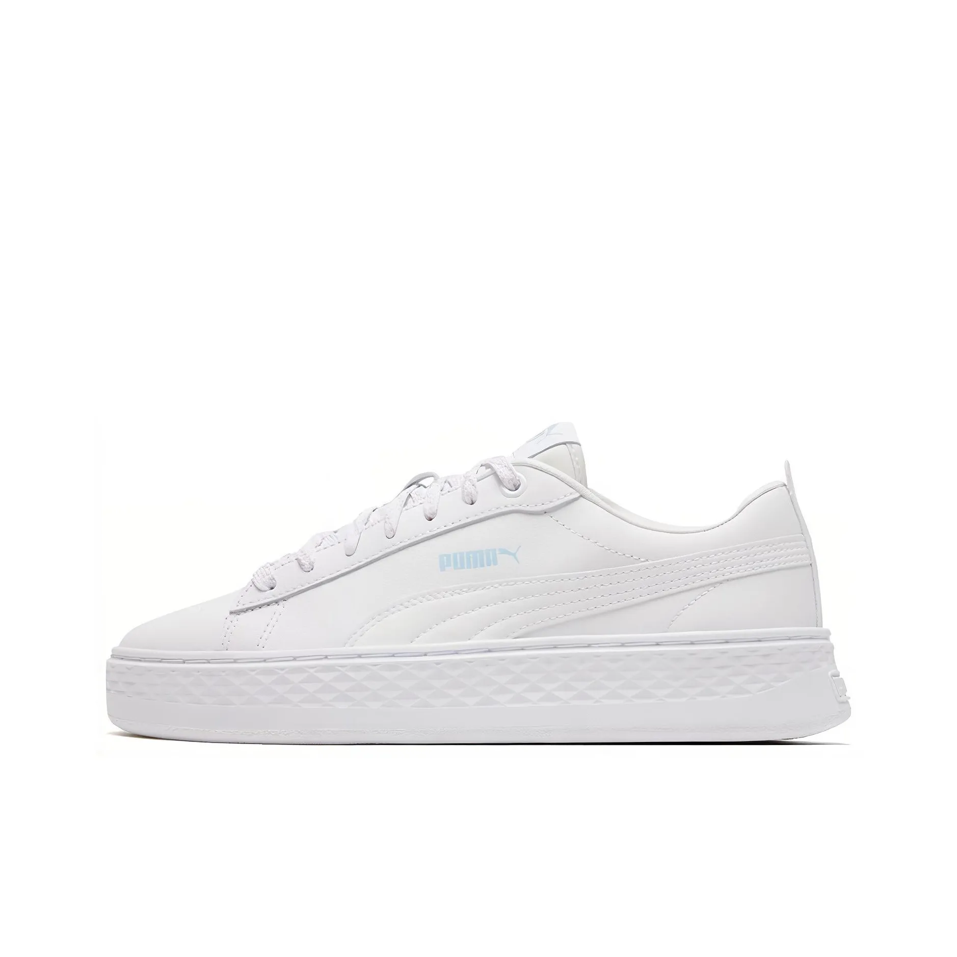PUMA Suede Series Low Топ Скейтборд Кроссовки Женские Чисто Белый