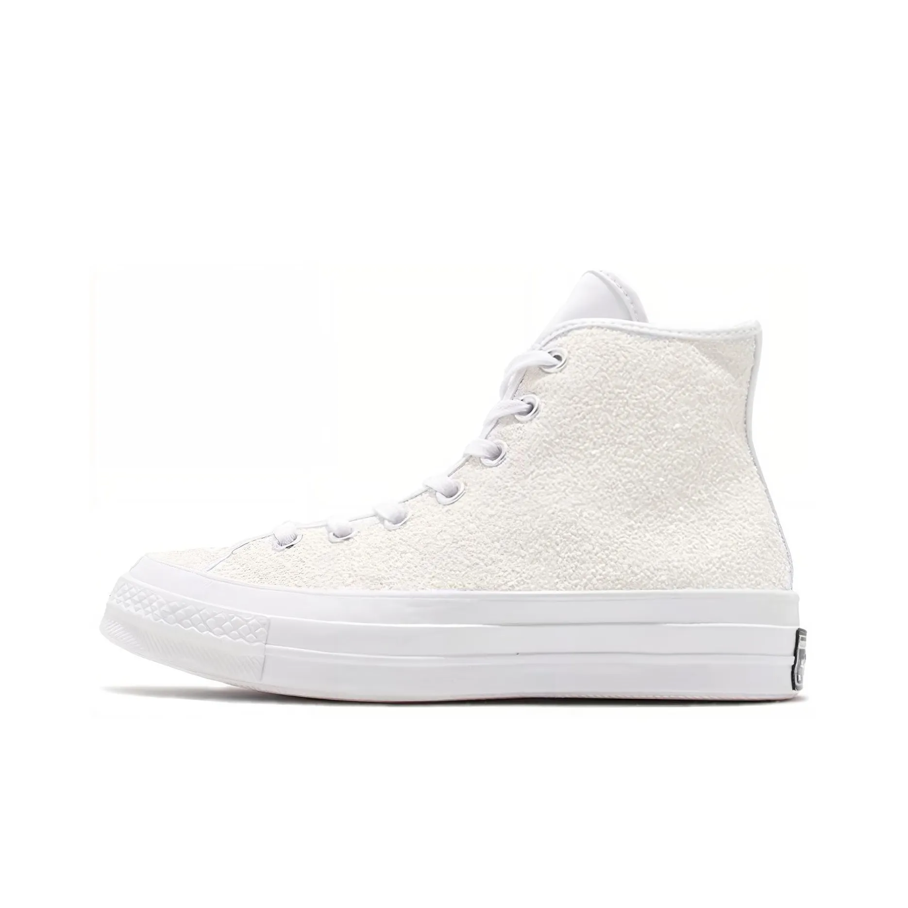 Конверс 1970s Chuck Taylor All Star Hi Покрытие Устойчивое к абразию Высокий Топ Скейтборд Кроссовки Унисекс Белый