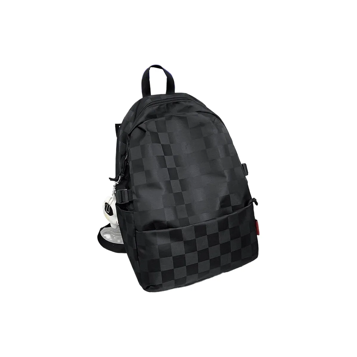 Victorian Traveler Nylon Backpack Unisex Black, White