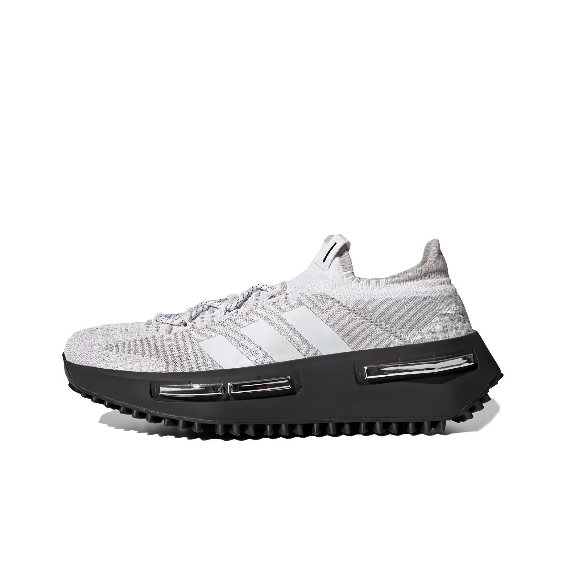 Adidas Originals NMD S1 Амортизация Низкий Топ Повседневная Обувь Унисекс Серый Черный