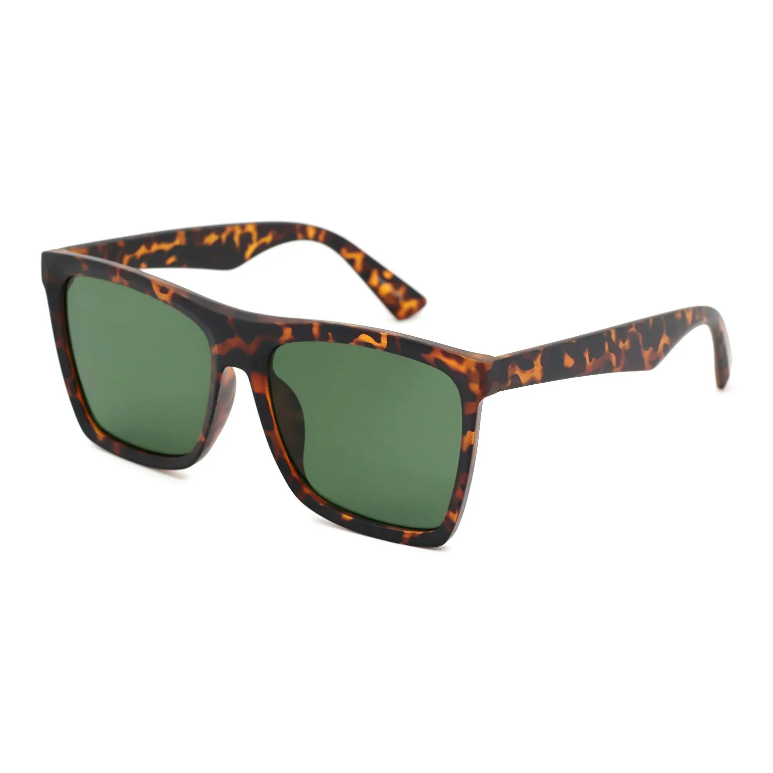 Pair Ponyo PC Square Sunglasses Unisex Tortoiseshell