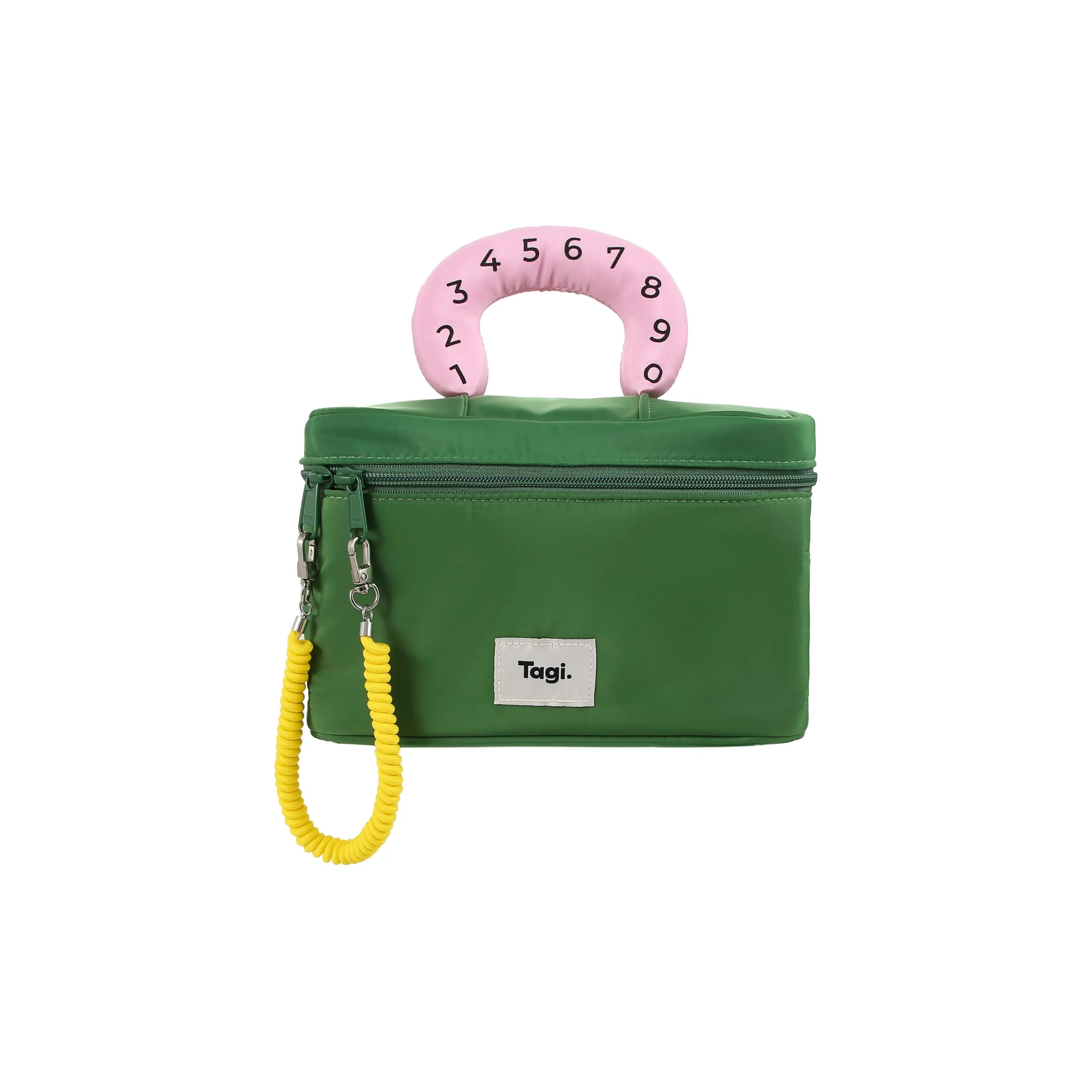 Tagi. Nylon Fabric Hotdog Bag Storage Bag Makeup Bag Tubas Women's Dark Forest