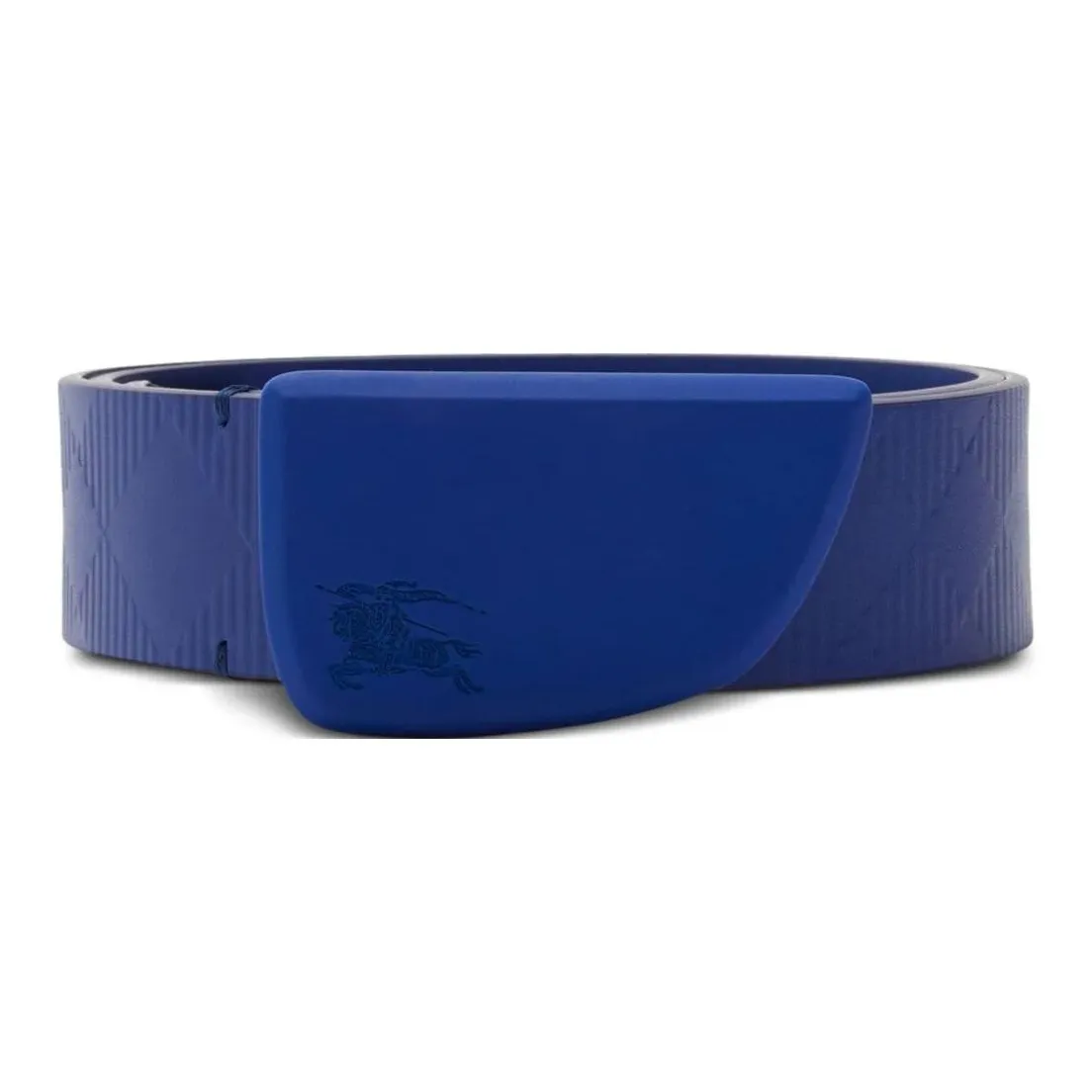 Burberry Узорный с принтом плавная застежка кожа ремни мужской синий