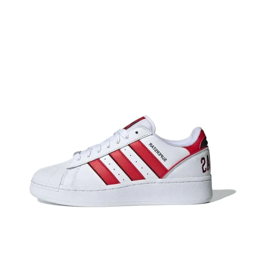 Adidas Superstar Xlg Cloud White Better Scarlet Core Black