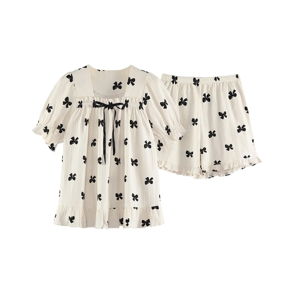 Mulong Family Pajama Set Women's Apricot