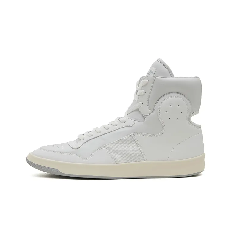 EQUALIZER 1970 High Топ Винтажные Баскетбольные Кроссовки Белый Гардения Сделано в США Натуральная Кожа Nappa