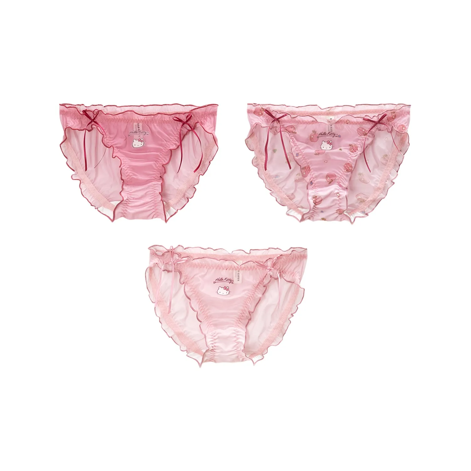 GUKOO x Hellokitty Sanrio Series Summer Underpants Women's 3 Pack