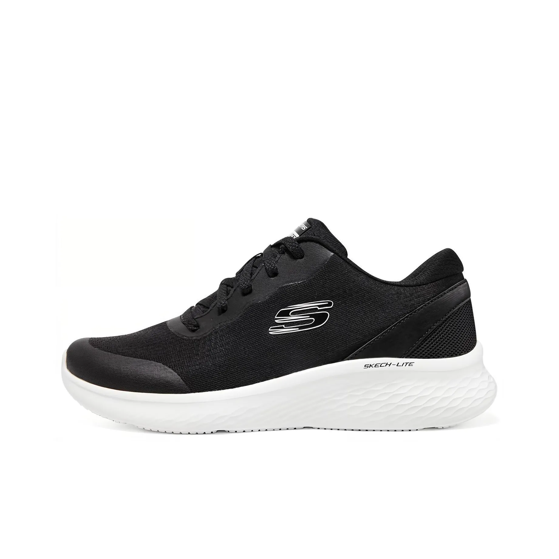Skechers Sport Светлый Chip Low Top Casual Женские Черный Белый