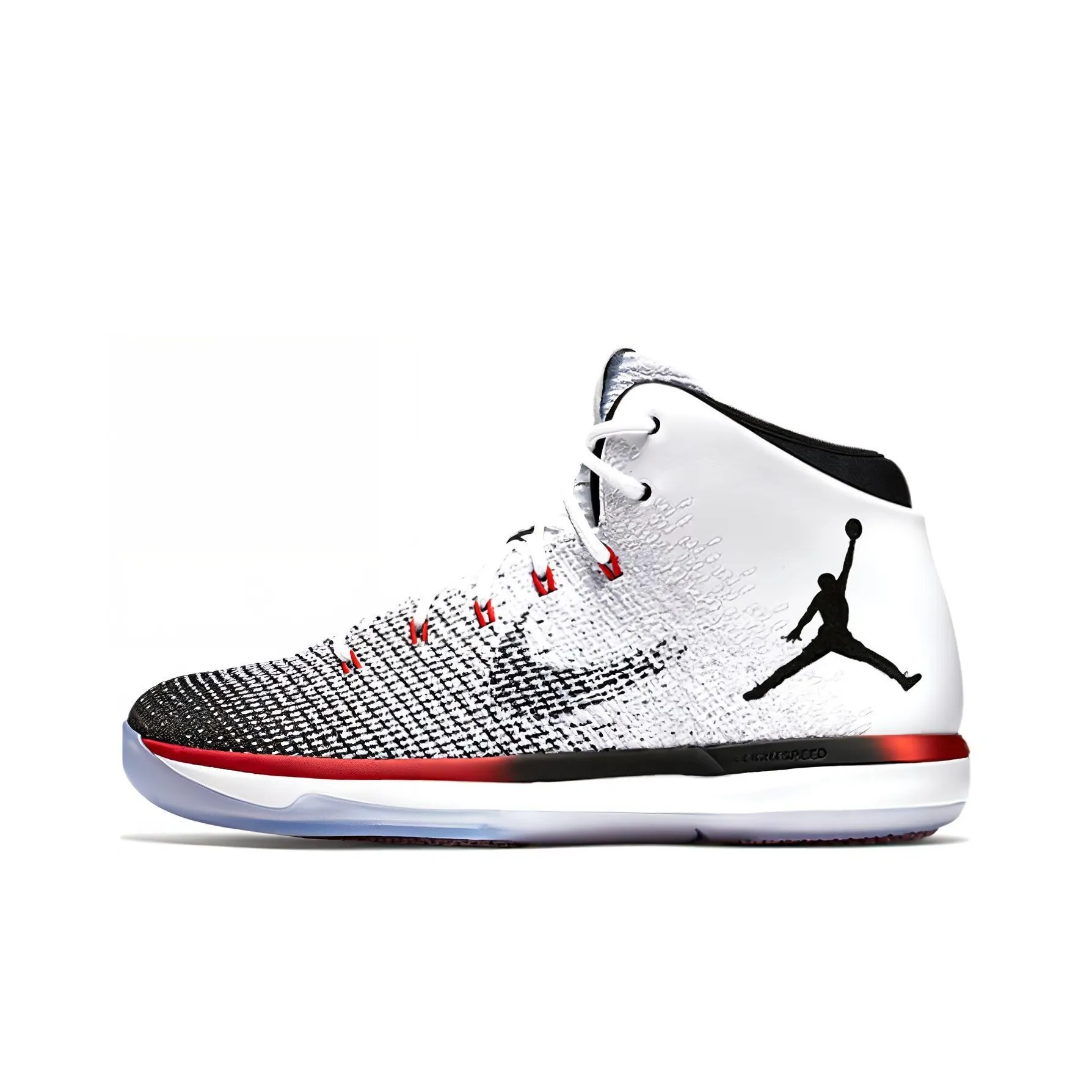 Jordan Air Джордан 31 Черный Палец Non Нижняя юбка Легкий Высокий Топ Баскетбольные кроссовки для игры Мужской Белый