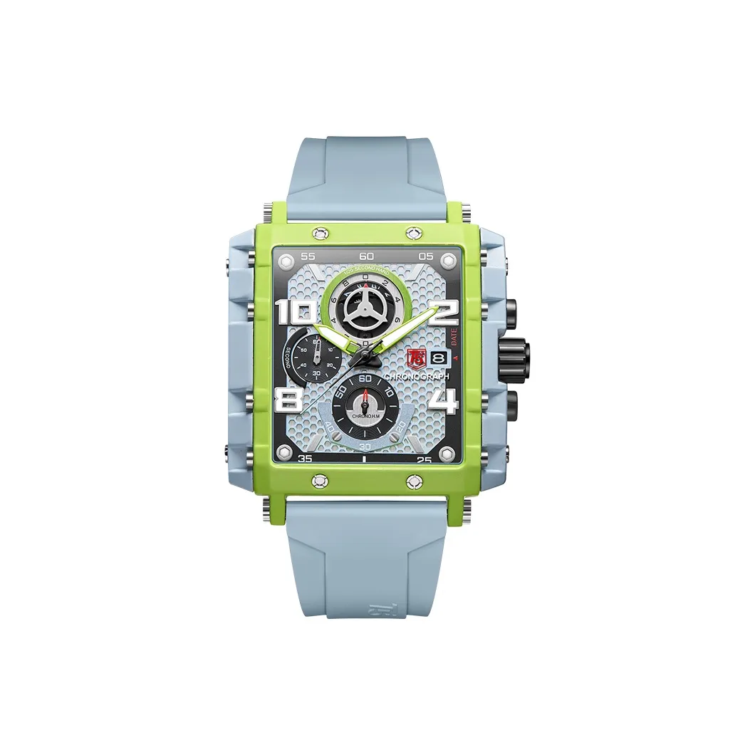 T5 WATER RESISTANT Кварцевый механизм Мужские часы 45mm*45mm*12mm Многоцветный