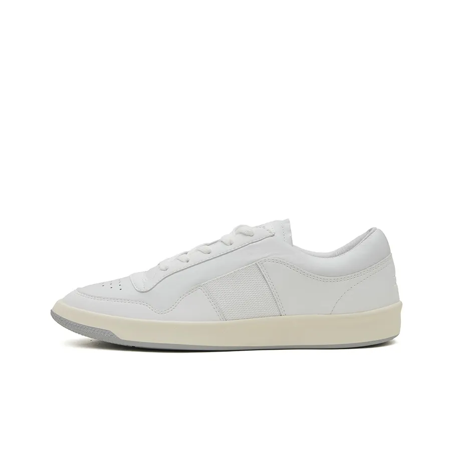 EQLZ EQUALIZER 1970 Low Top Vintage Basketball Shoes White Gardenia Made In USA Nappa Genuine Leather