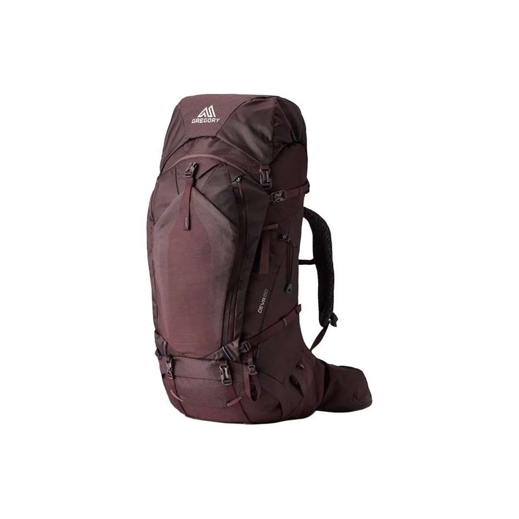 GREGORY 60L Outdoor Bags Recycled Nylon Eggplant Skin Purple Women's