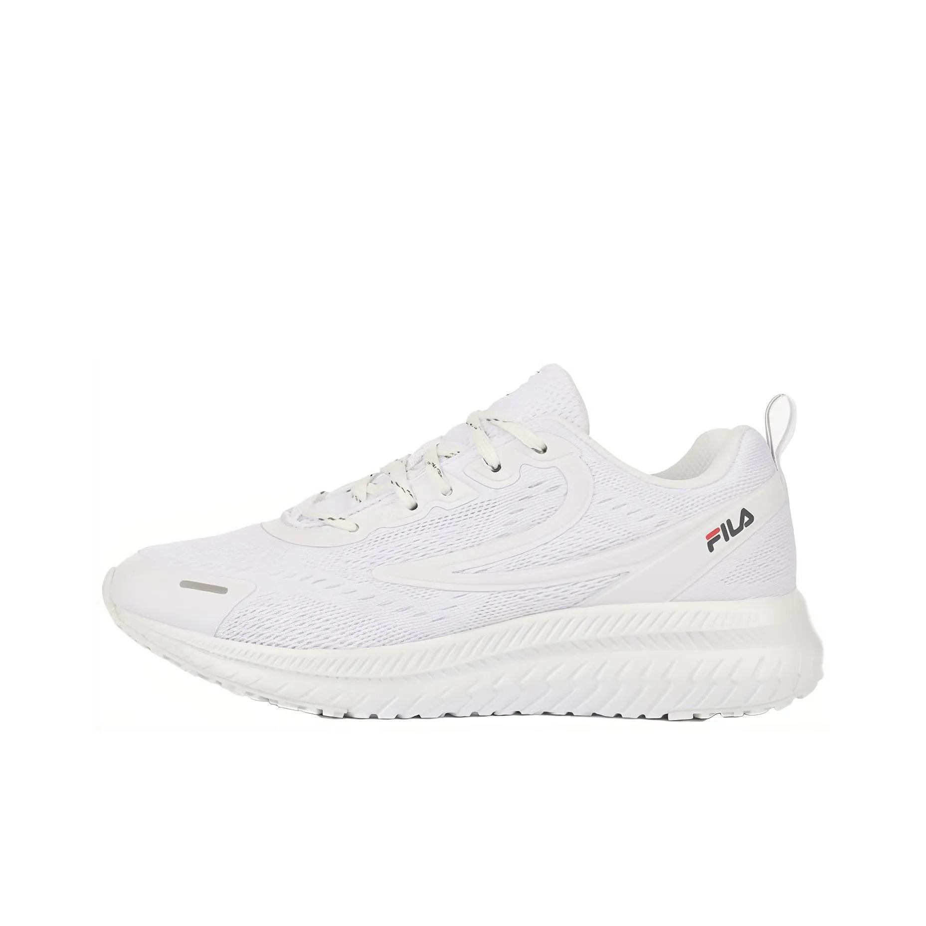 FILA RGB Fuse Low Top Running Shoes Unisex White Korean Style