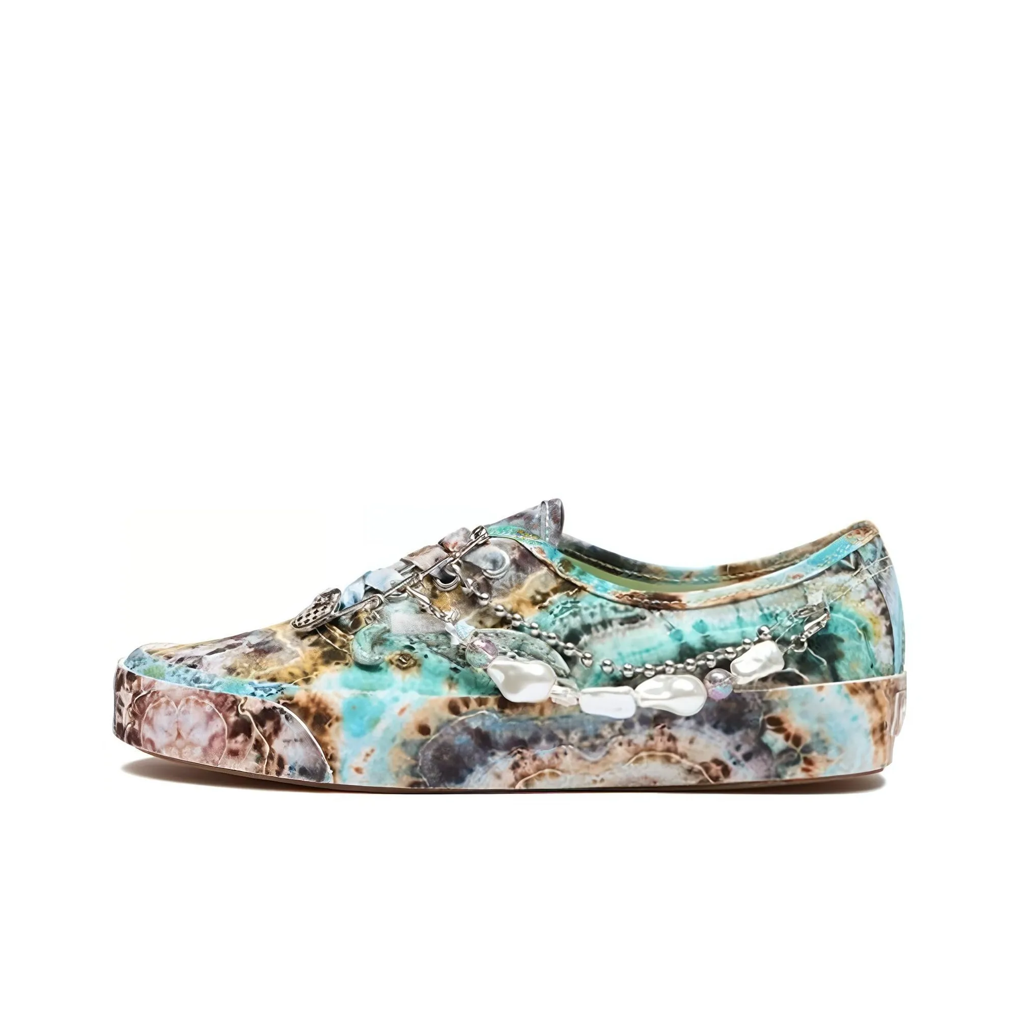 Vans Authentic 44 DX Skateboard Shoes Women's Low Top Multicolor