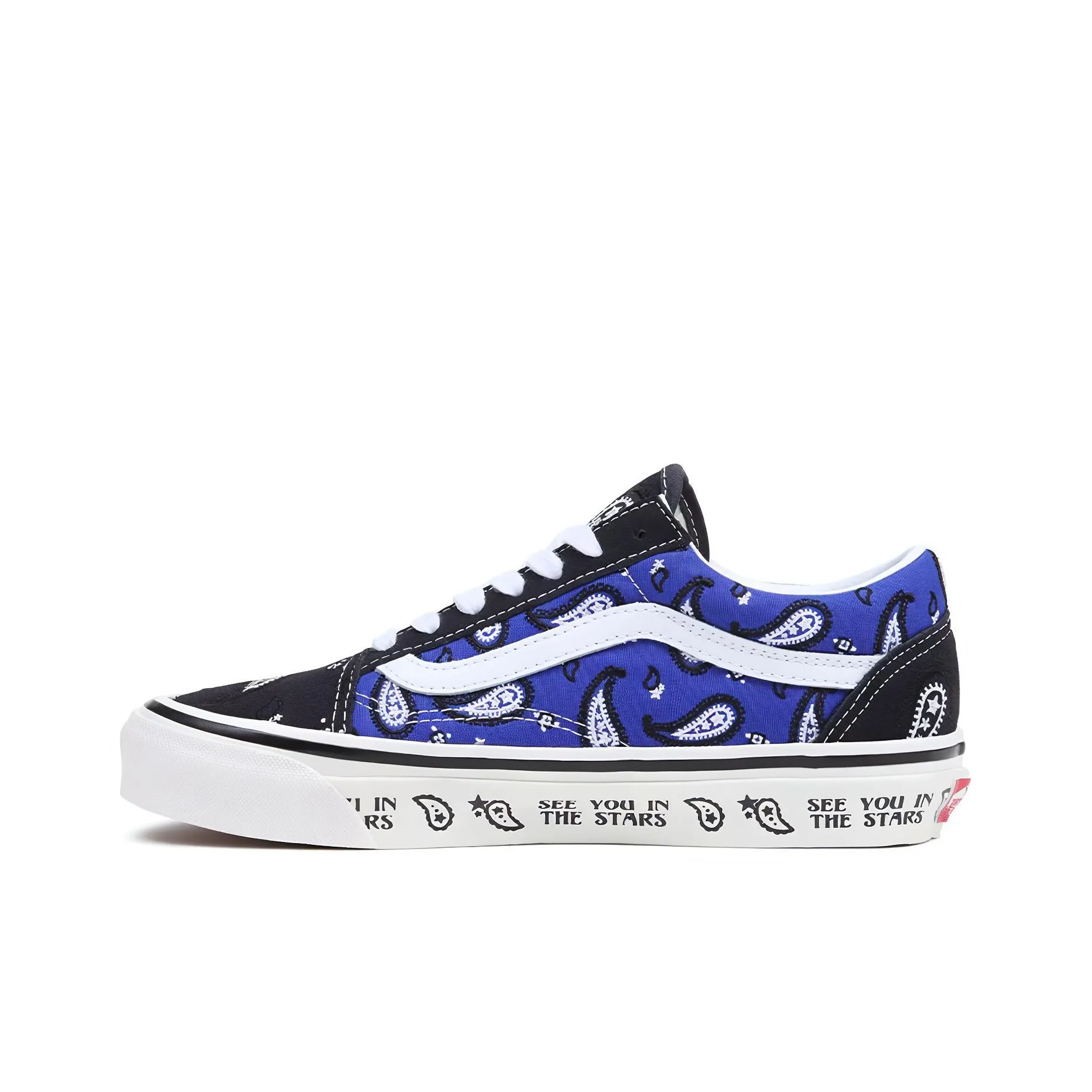 Vans Old Skool Collection Anaheim Factory 36 DX Low Скейтборд Кроссовки Unisex Черный Синий